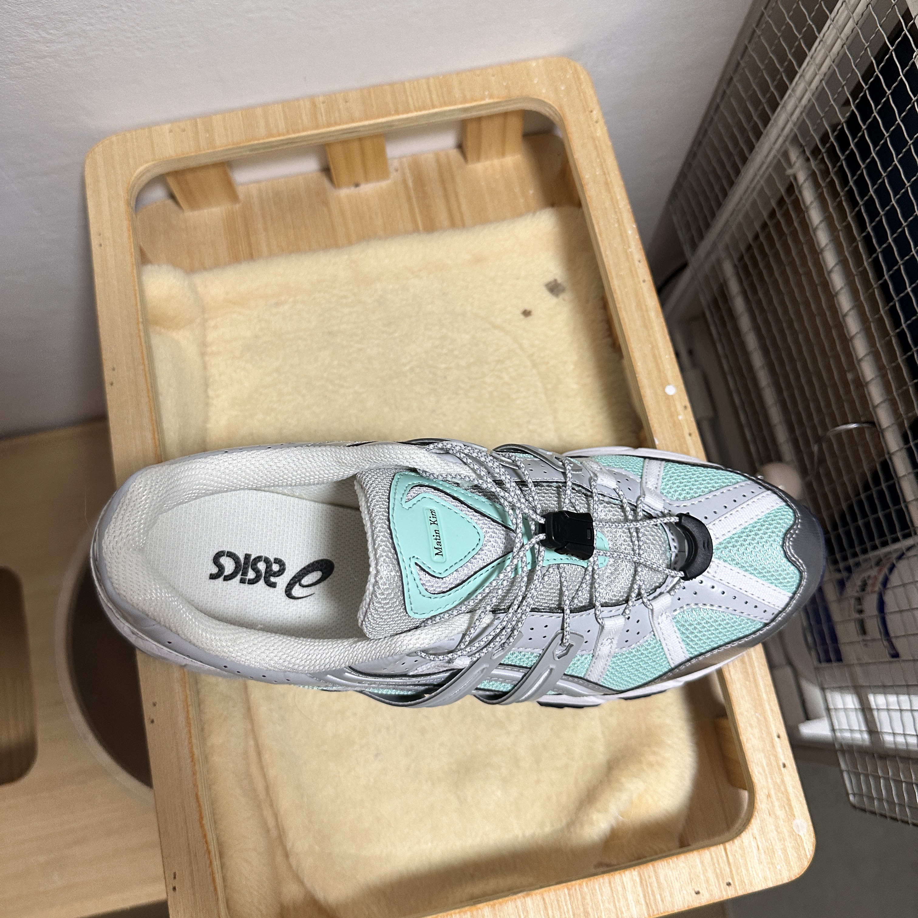 (W) Asics x Matin Kim Gel-Sonoma 15-50 Oasis Green Pure Silver 착용 스타일 - 2