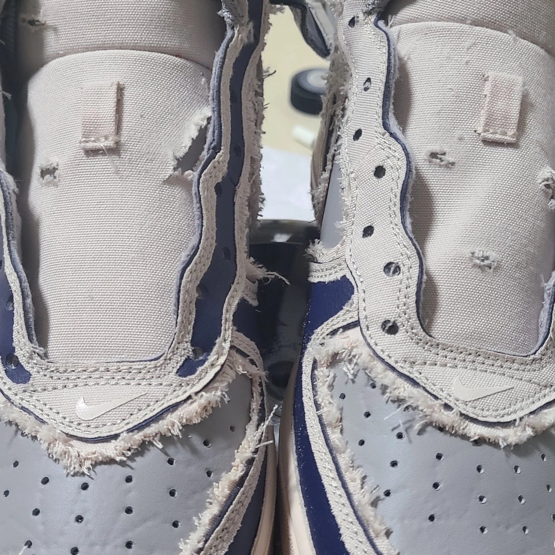 Nike Air Force 1 Mid '07 Pearl White 착용 스타일 - 4