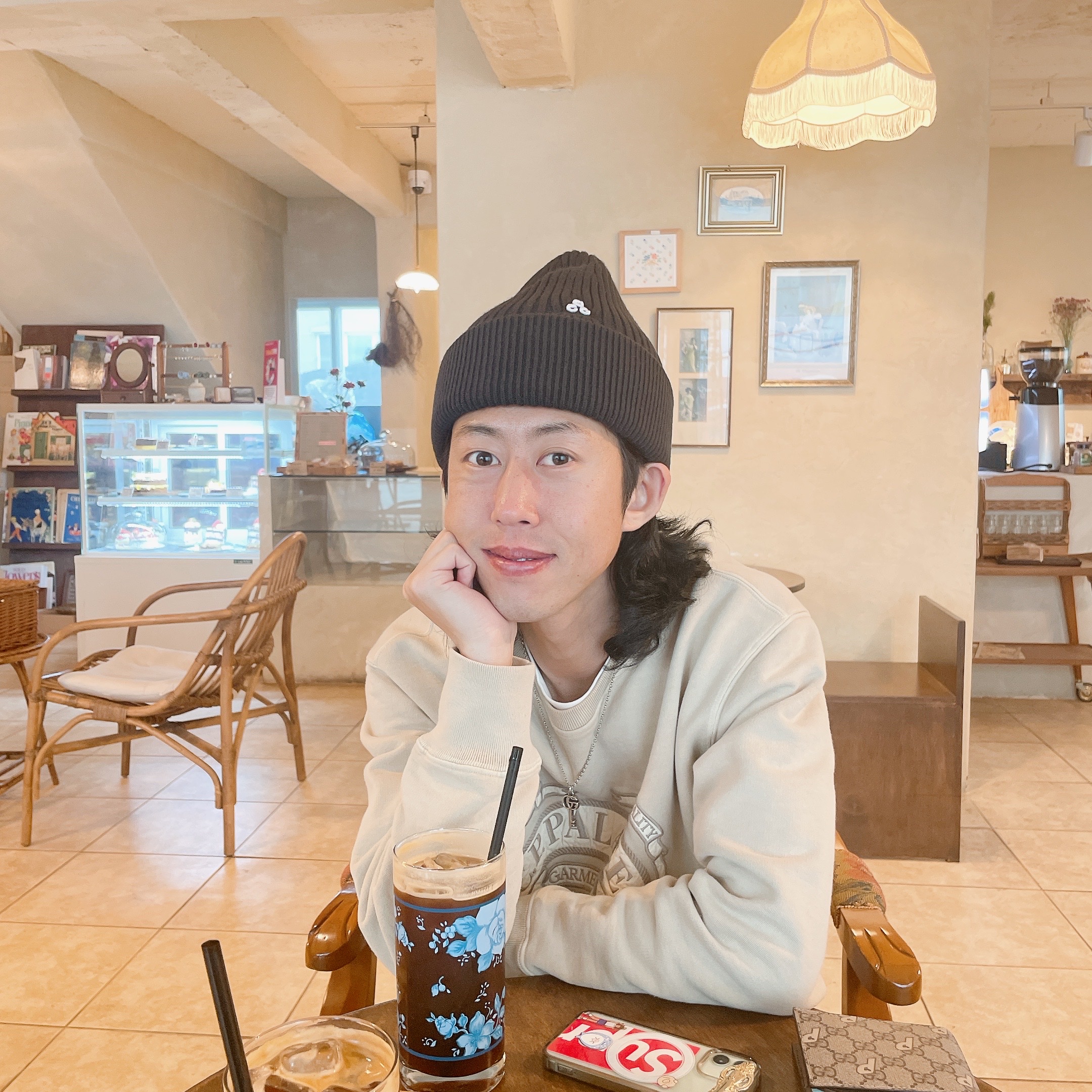Palace x C.P. Company Classic Over Dyed Crew Sweatshirt Stone - 22FW, Nike NRG ACG Cuffed Beanie Black ์ฐฉ์ฉ ์คํ์ผ - 1
