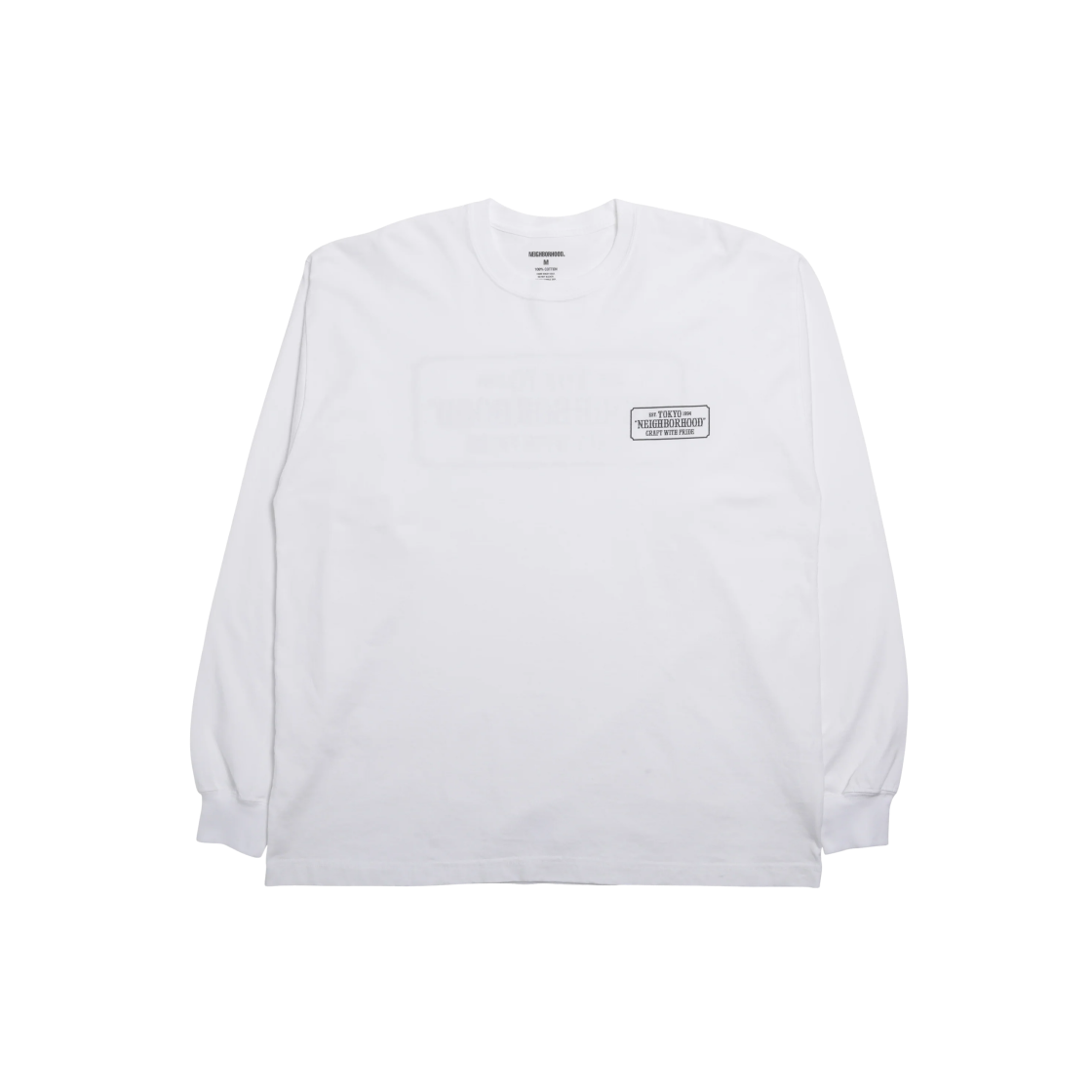 Neighborhood NH-1 L/S T-Shirt White 상세 이미지 2