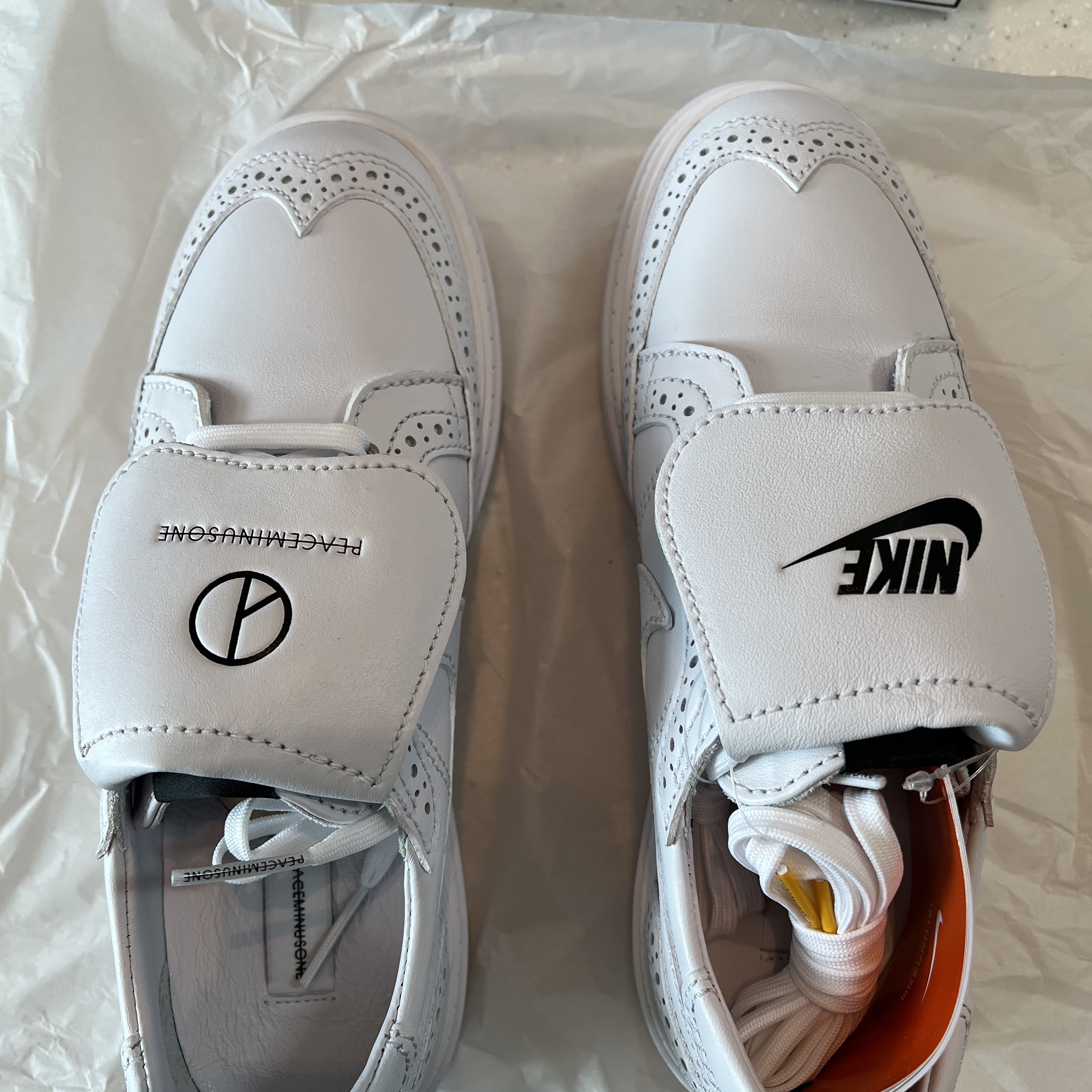 Nike x Peaceminusone Kwondo1 White 착용 스타일