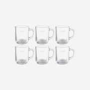 Supreme Duralex Glass Mugs Clear (Set of 6) - 23SS