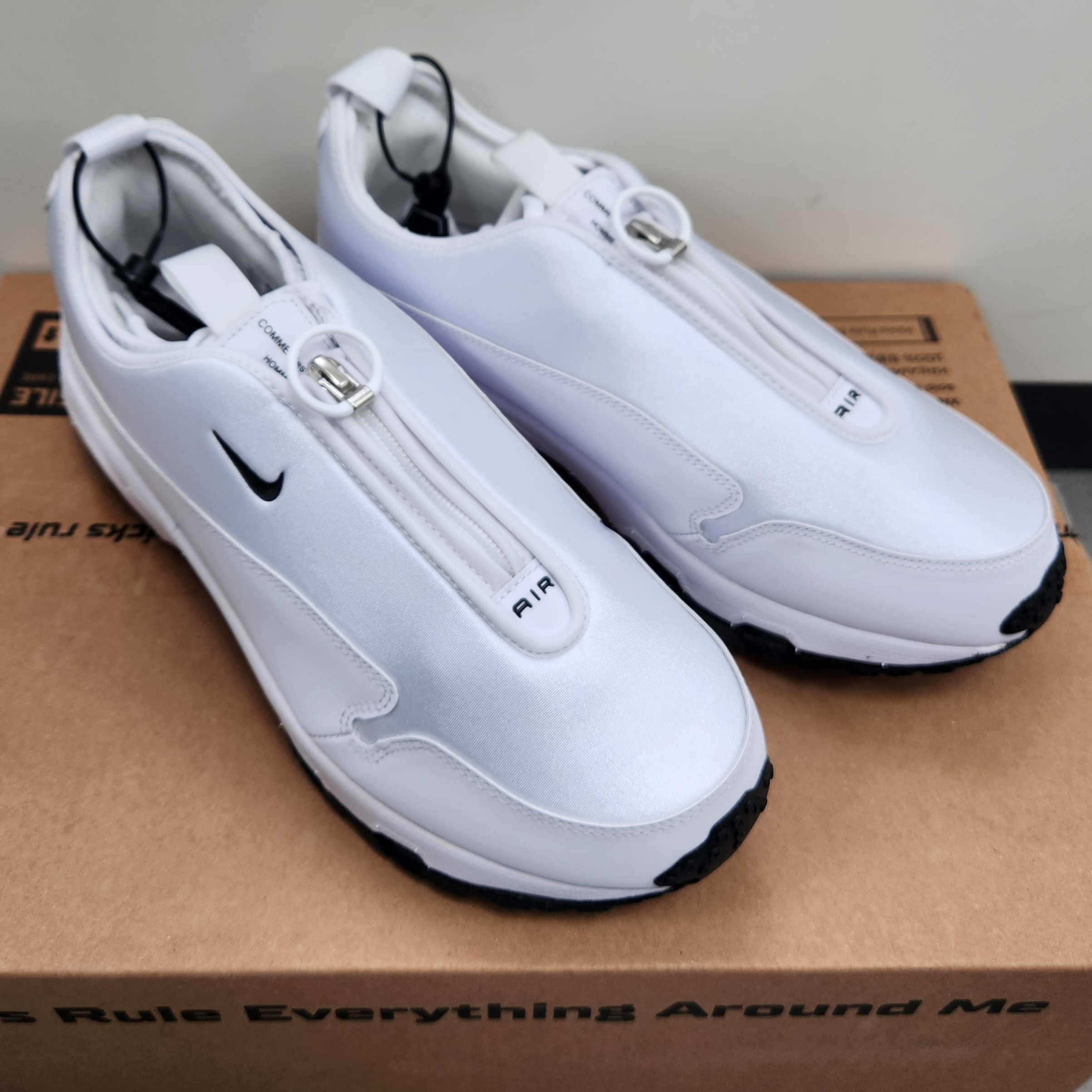 Nike x Comme des Garcons Homme Plus Air Max Sunder SP White 착용 스타일 - 1