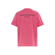 Wooyoungmi Cotton Back Logo T-Shirt Pink - 23SS