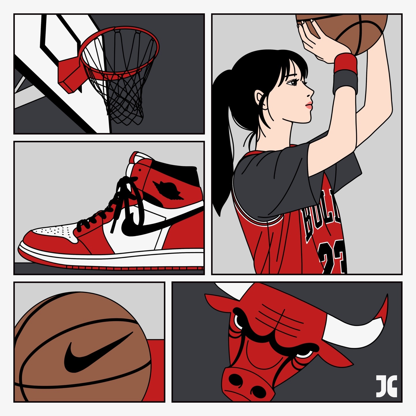 Jordan 1 Retro High OG Chicago 2015 착용 스타일