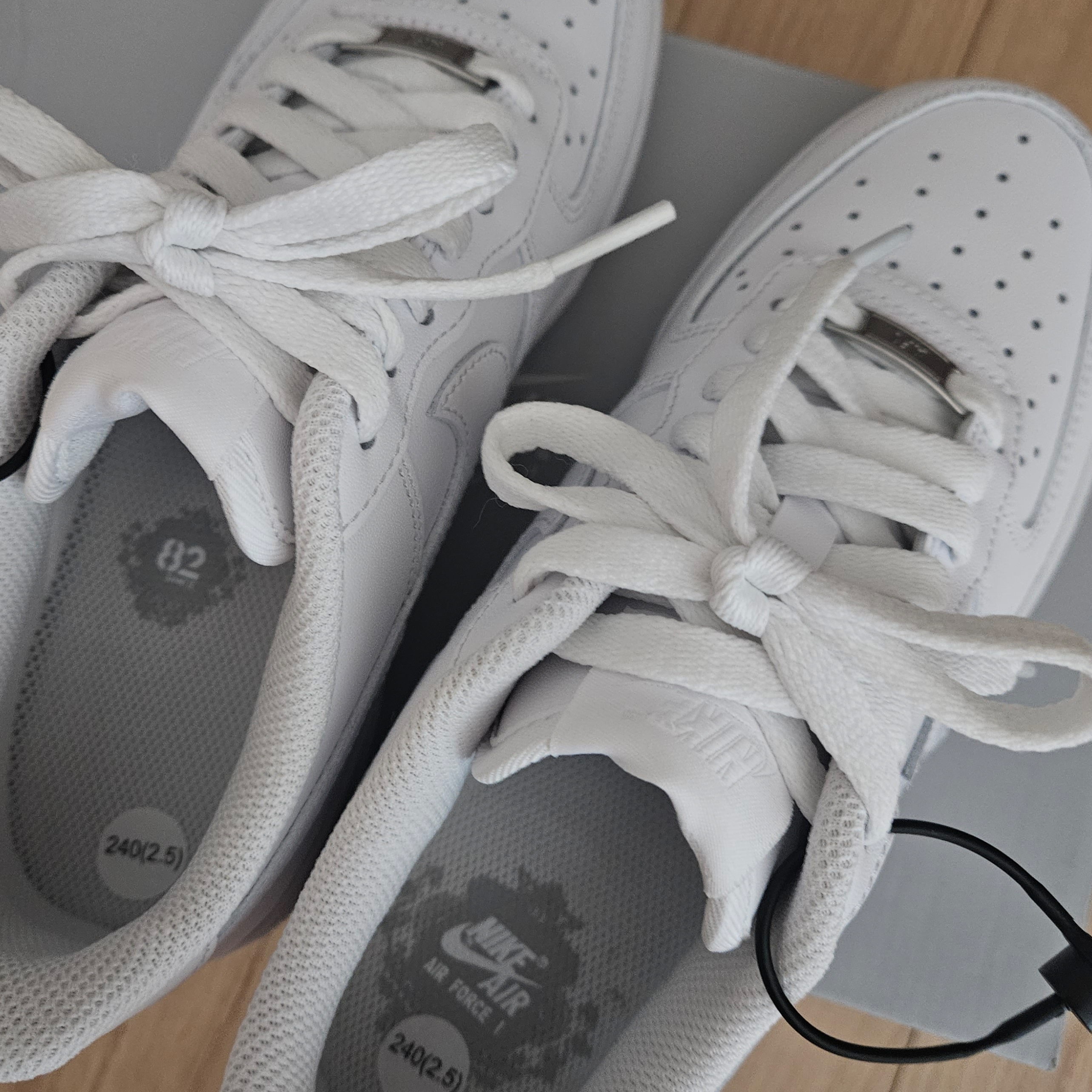 (W) Nike Air Force 1 '07 Low White 착용 스타일