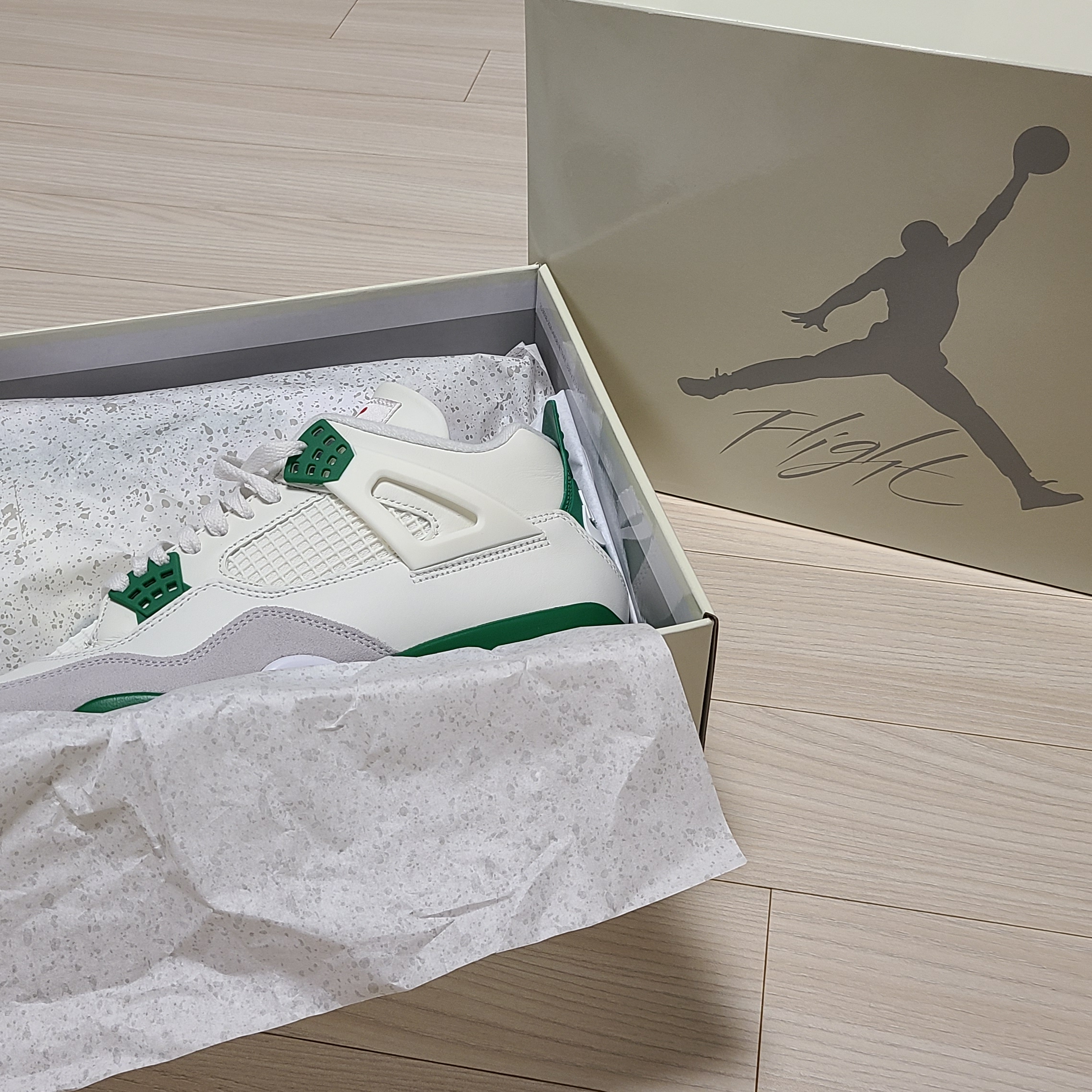 Jordan 4 x Nike SB Retro SP Pine Green 착용 스타일