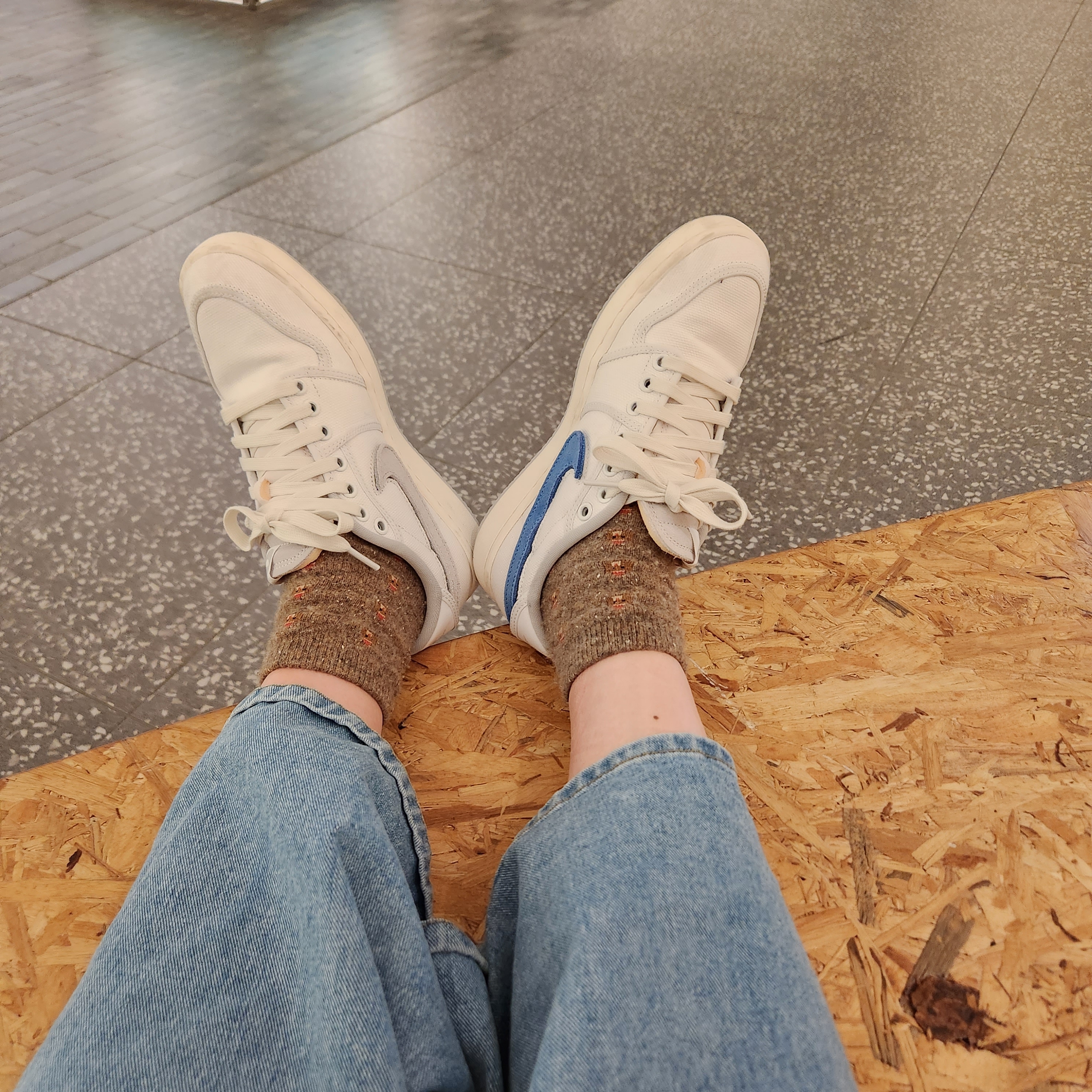 Jordan 1 x Union KO Low White 착용 스타일