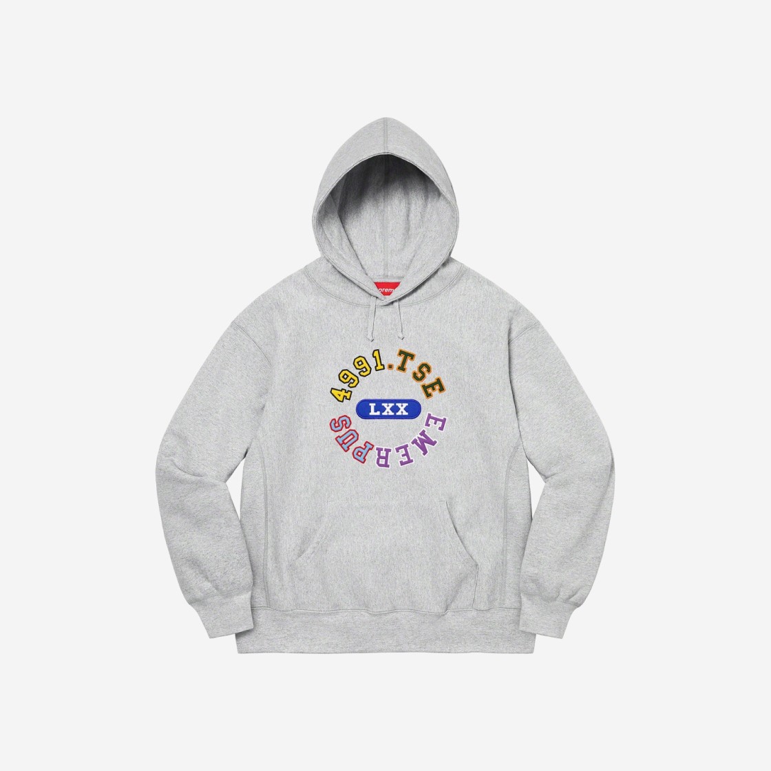 Supreme Reverse Hooded Sweatshirt Heather Grey - 23SS 상세 이미지 1