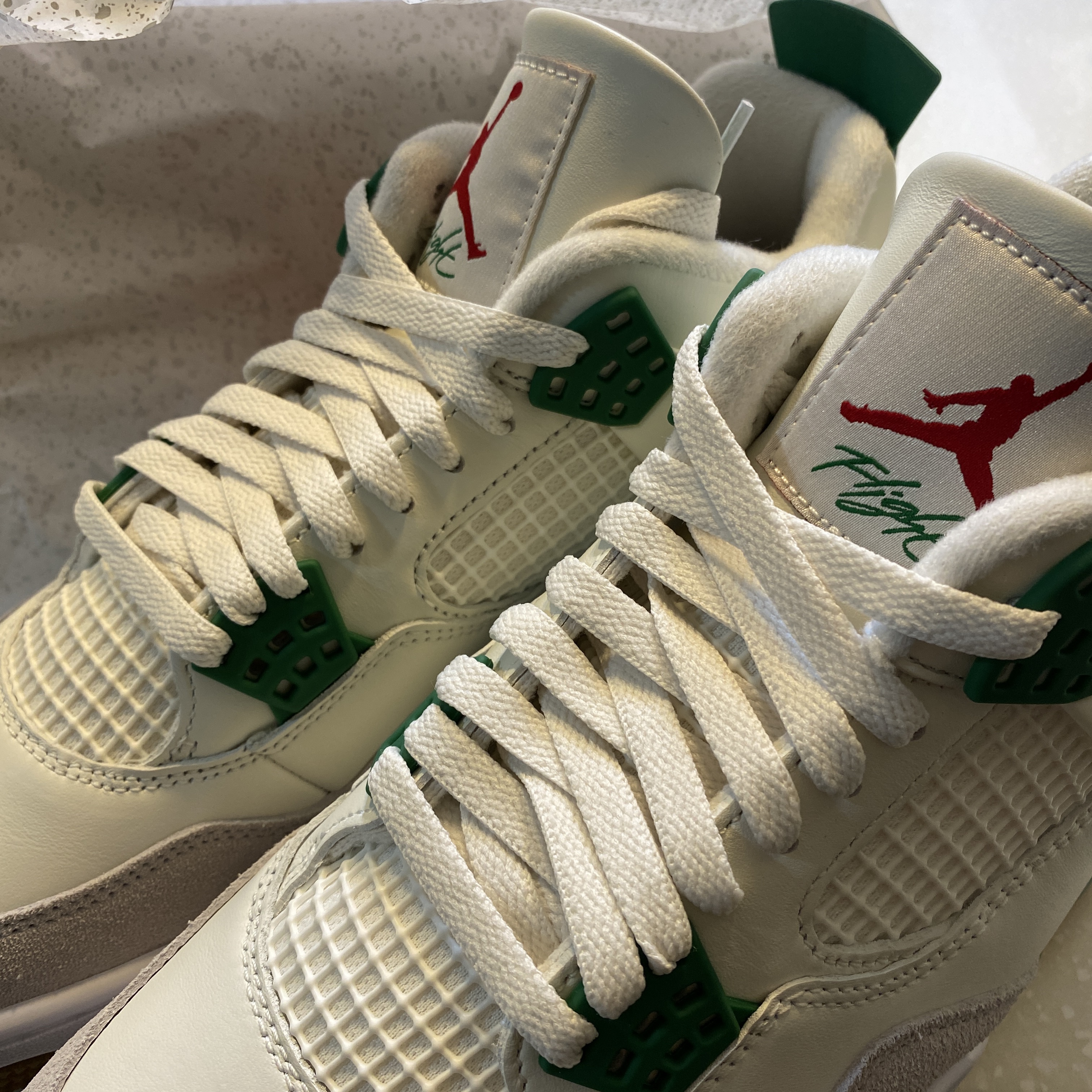 Jordan 4 x Nike SB Retro SP Pine Green 착용 스타일