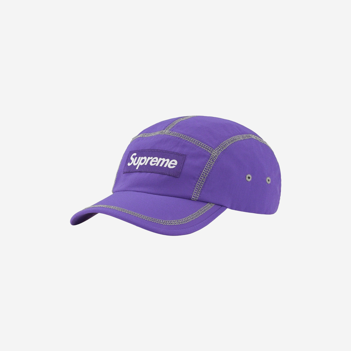 슈프림 리플렉티브 스티치 캠프 캡 퍼플 - 23SS | Supreme | KREAM