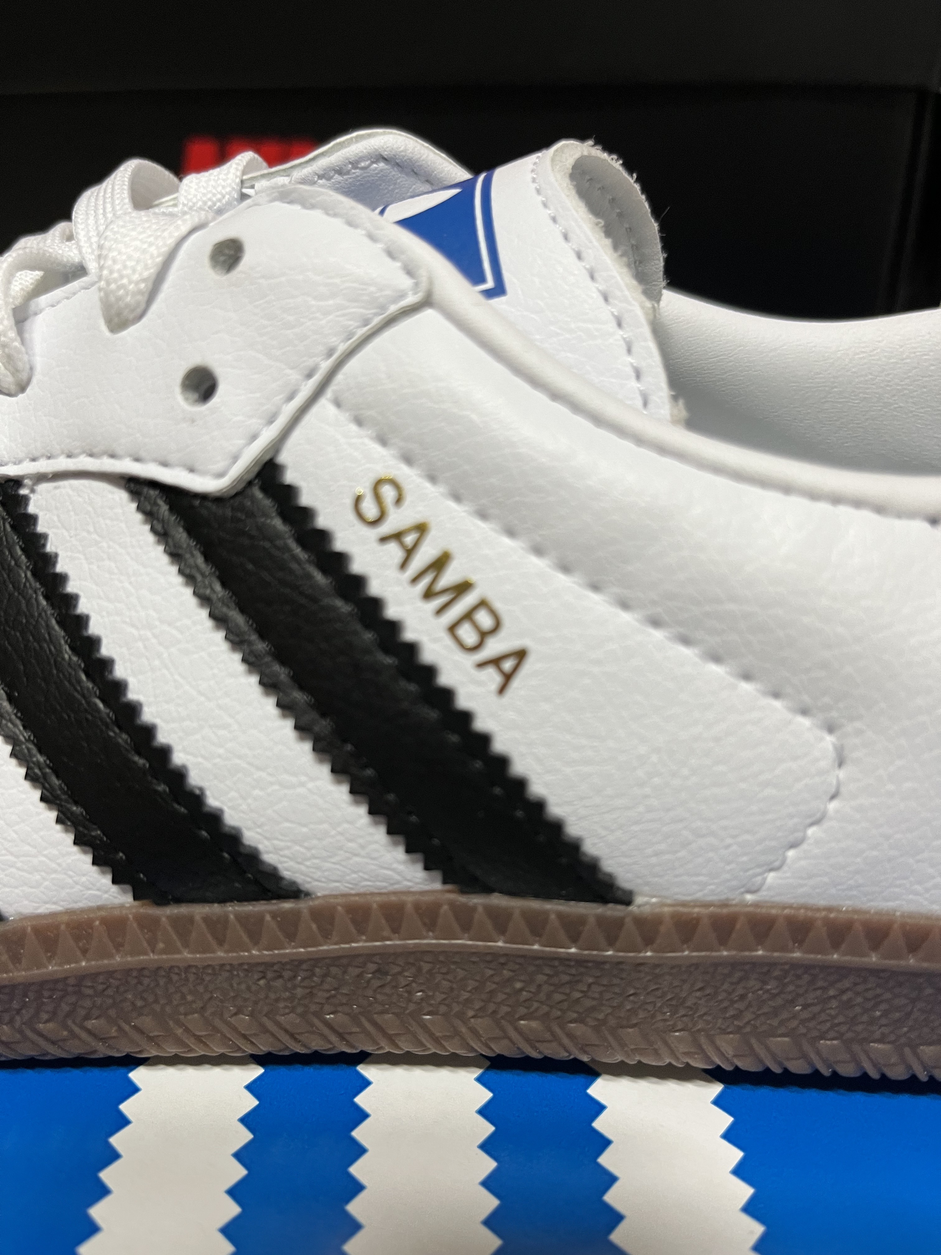 Adidas Samba Vegan White Black 착용 스타일 - 1