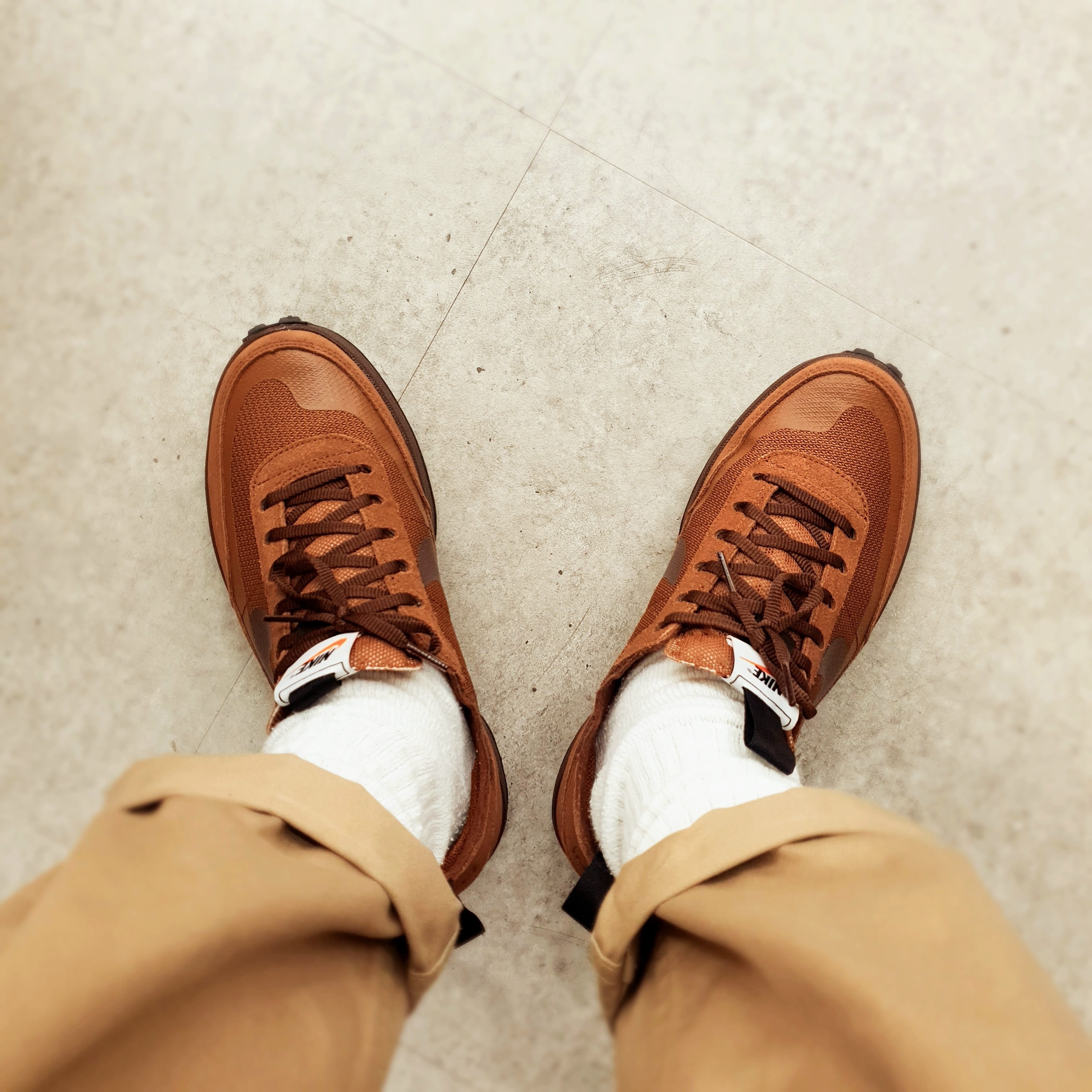 Nike x Tom Sachs General Purpose Shoe Brown 착용 스타일