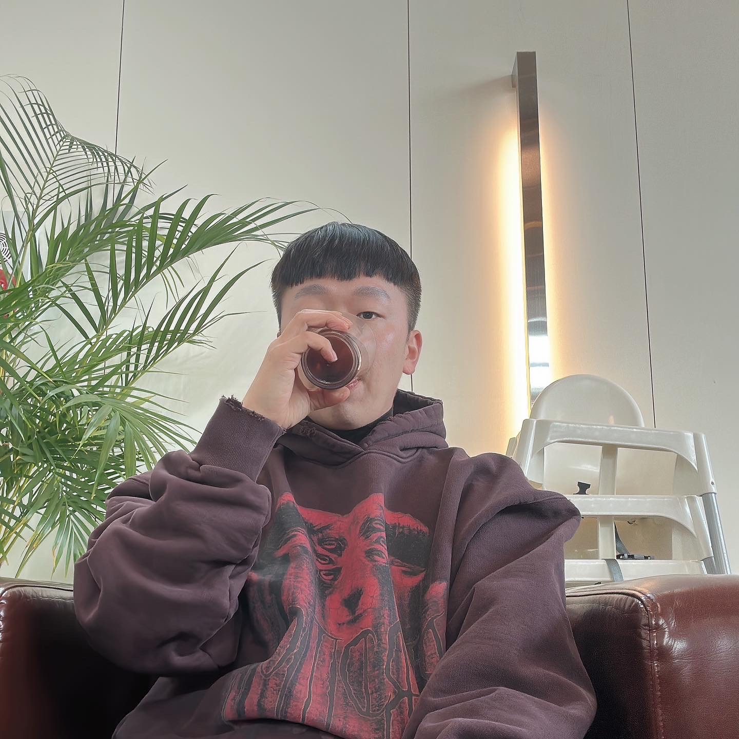 Undermycar Perdition Oglavaeil Hoodie Ox Blood - 22FW 착용 스타일