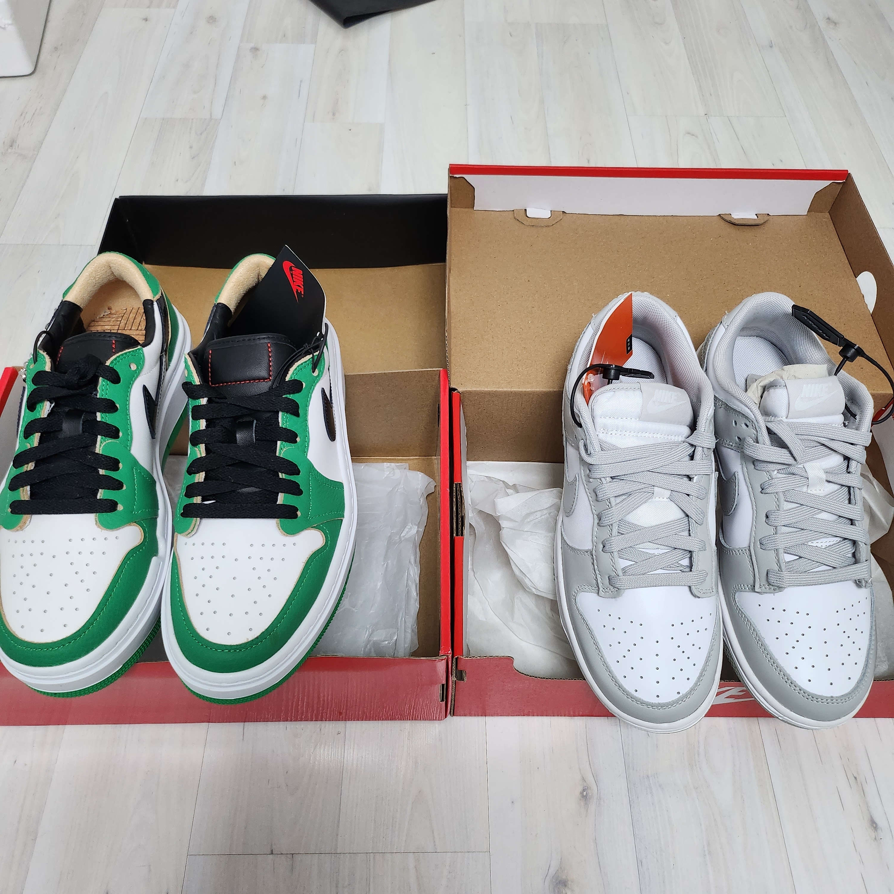 Nike Dunk Low Retro Grey Fog 착용 스타일