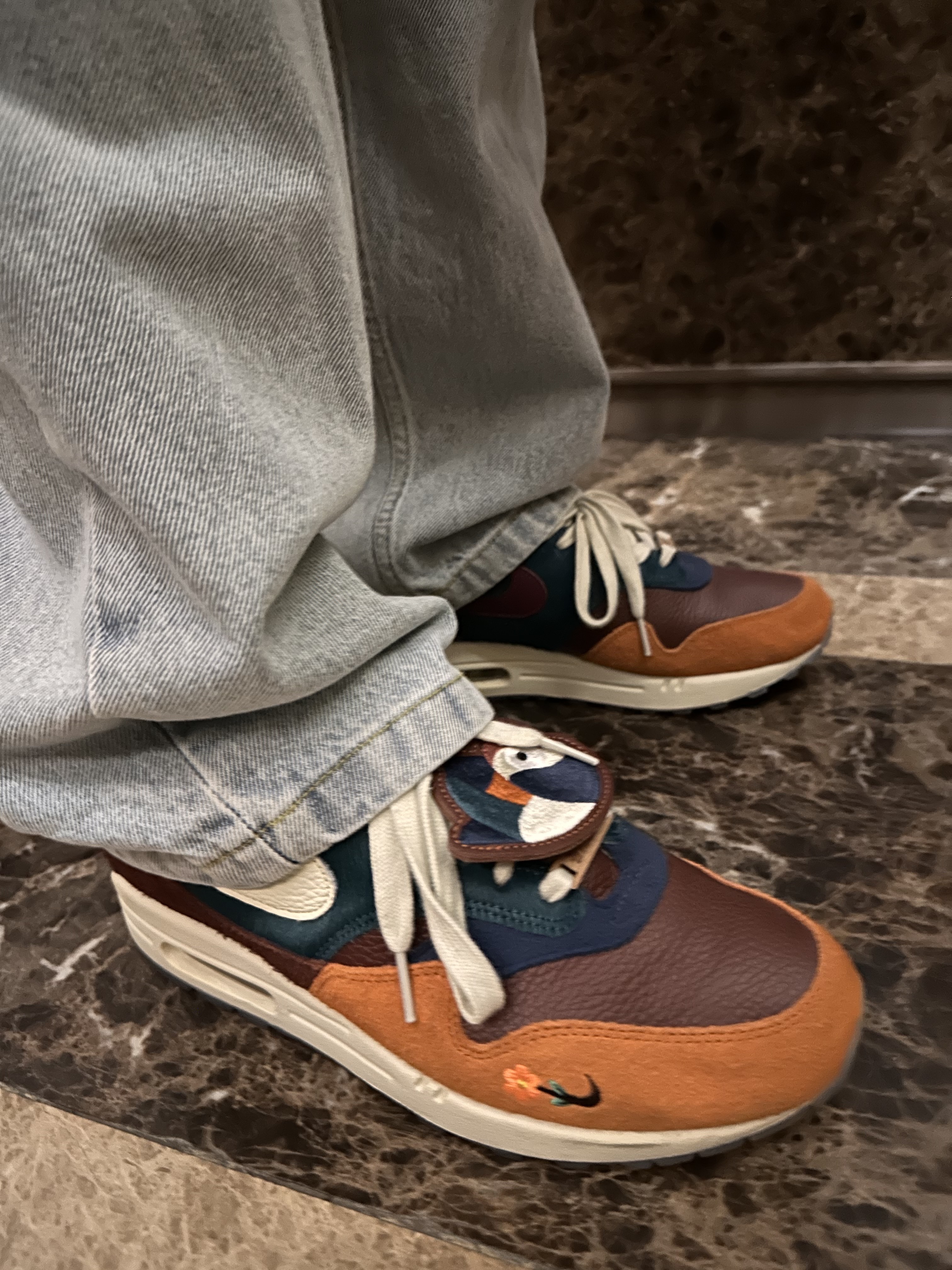 Nike x Kasina Air Max 1 SP Won-Ang Orange 착용 스타일 - 2