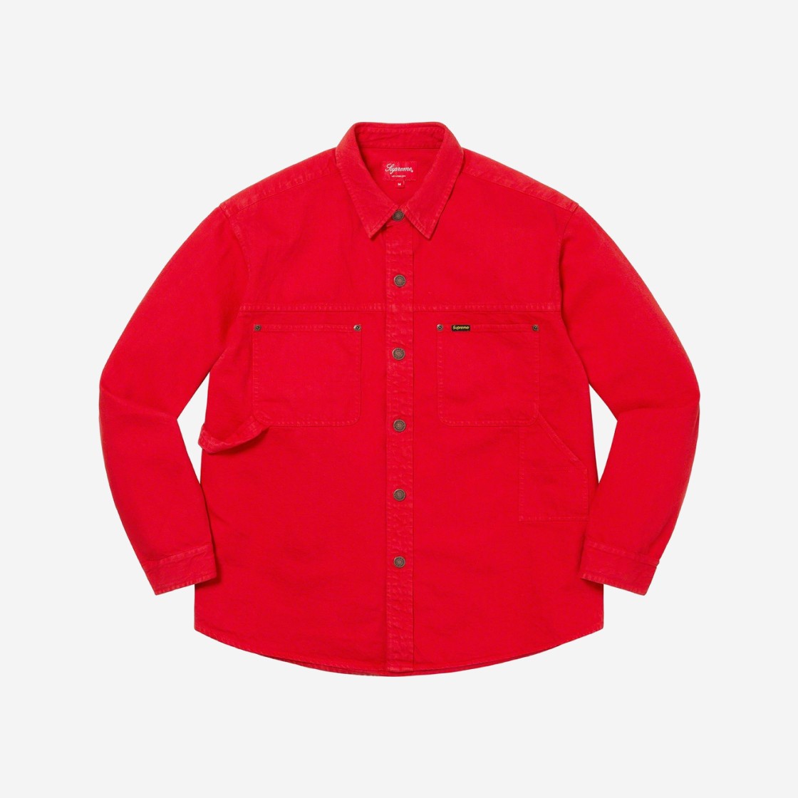 Supreme Denim Painter Shirt Red - 23SS 상세 이미지 1