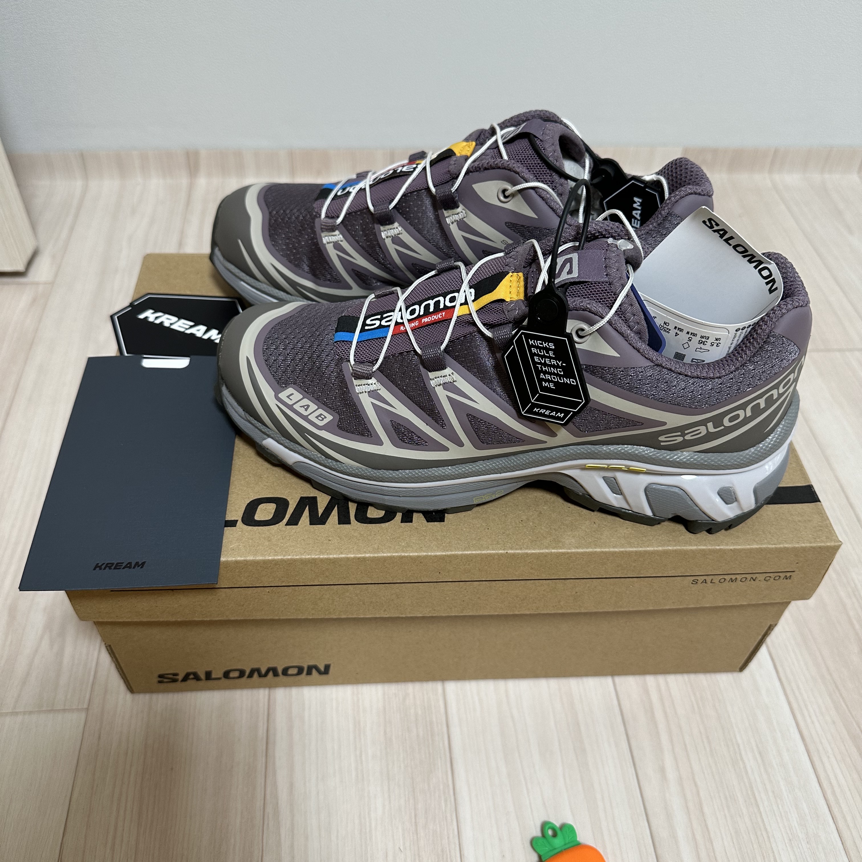 Salomon XT-6 Moonscape Plum Kitten 착용 스타일