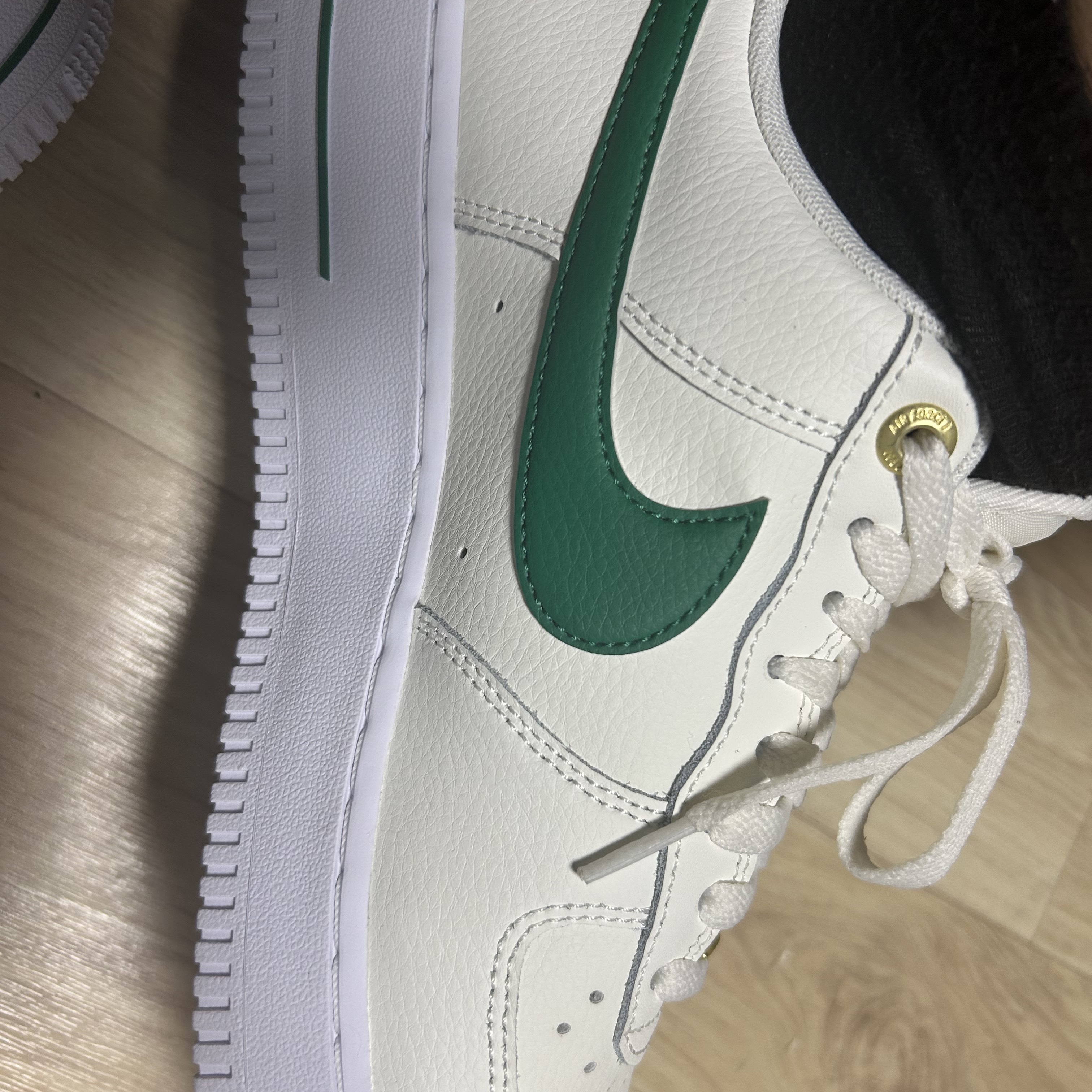 Nike Air Force 1 '07 LV8 40th Anniversary Join Forces Sail Malachite 착용 스타일 - 1