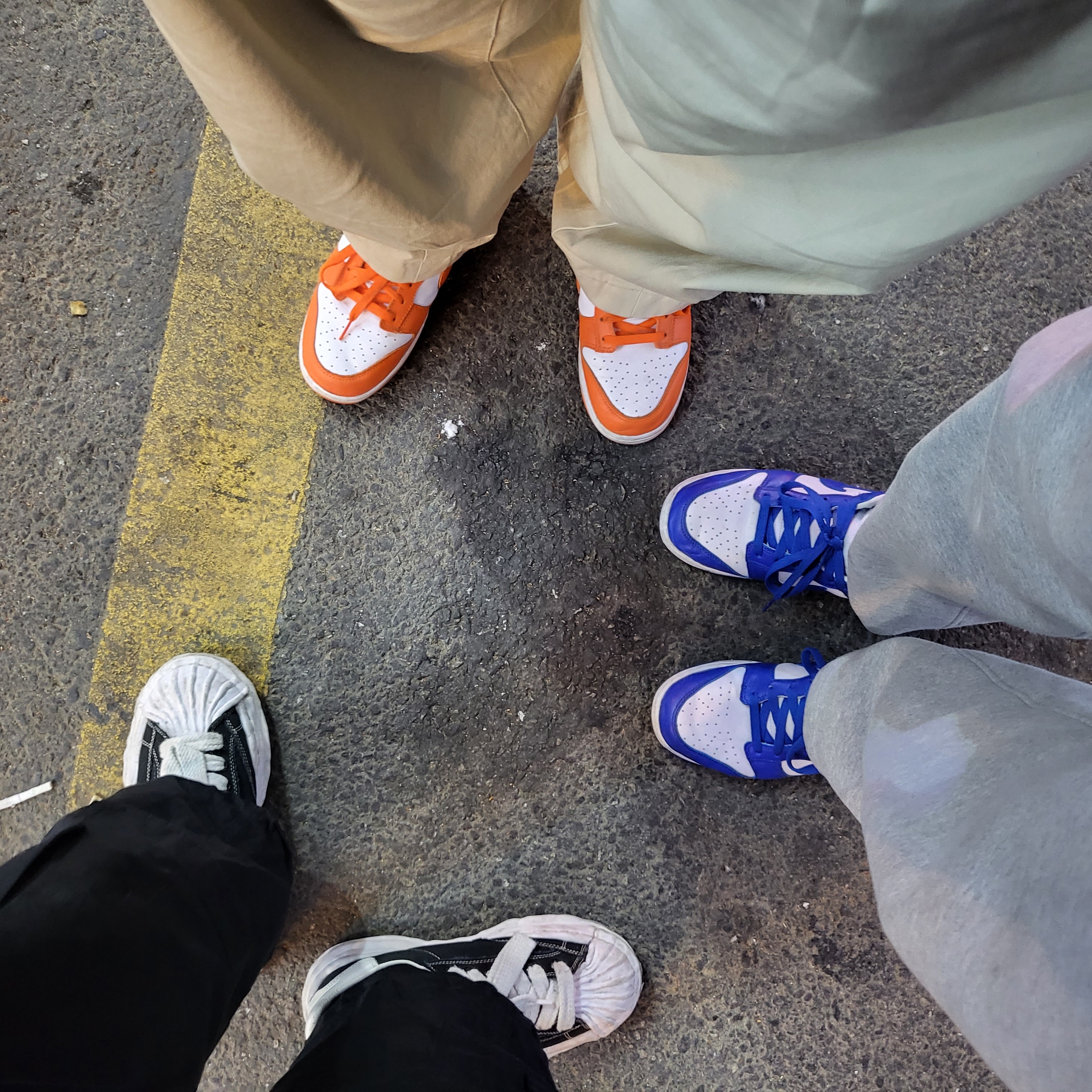 Nike Dunk Low SP Kentucky 2022, Nike Dunk Low SP Syracuse 2022 착용 스타일