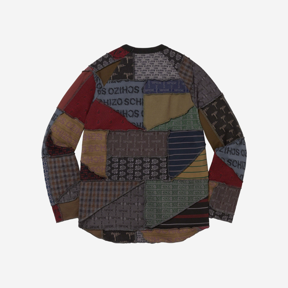 Supreme patchwork Jacquard L/S top | eBay