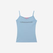 Pepper Pepper Women Digest Cotton Sleeveless Sky blue