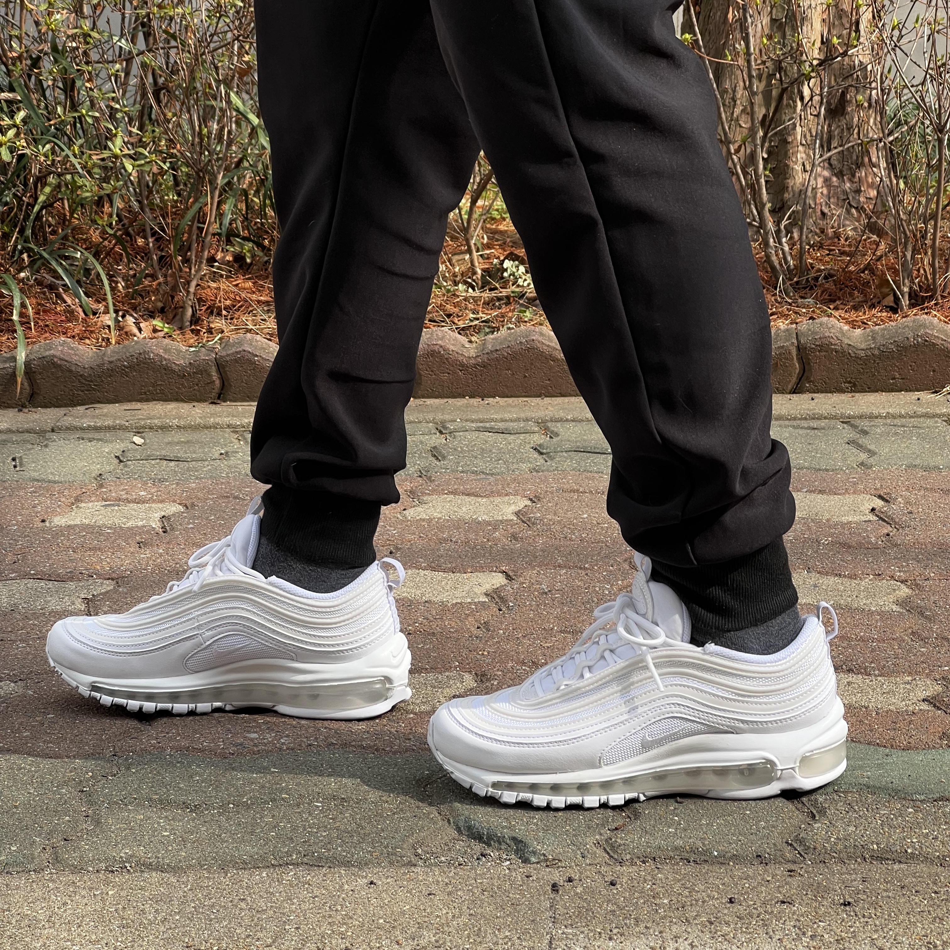 (W) Nike Air Max 97 Next Nature White 착용 스타일