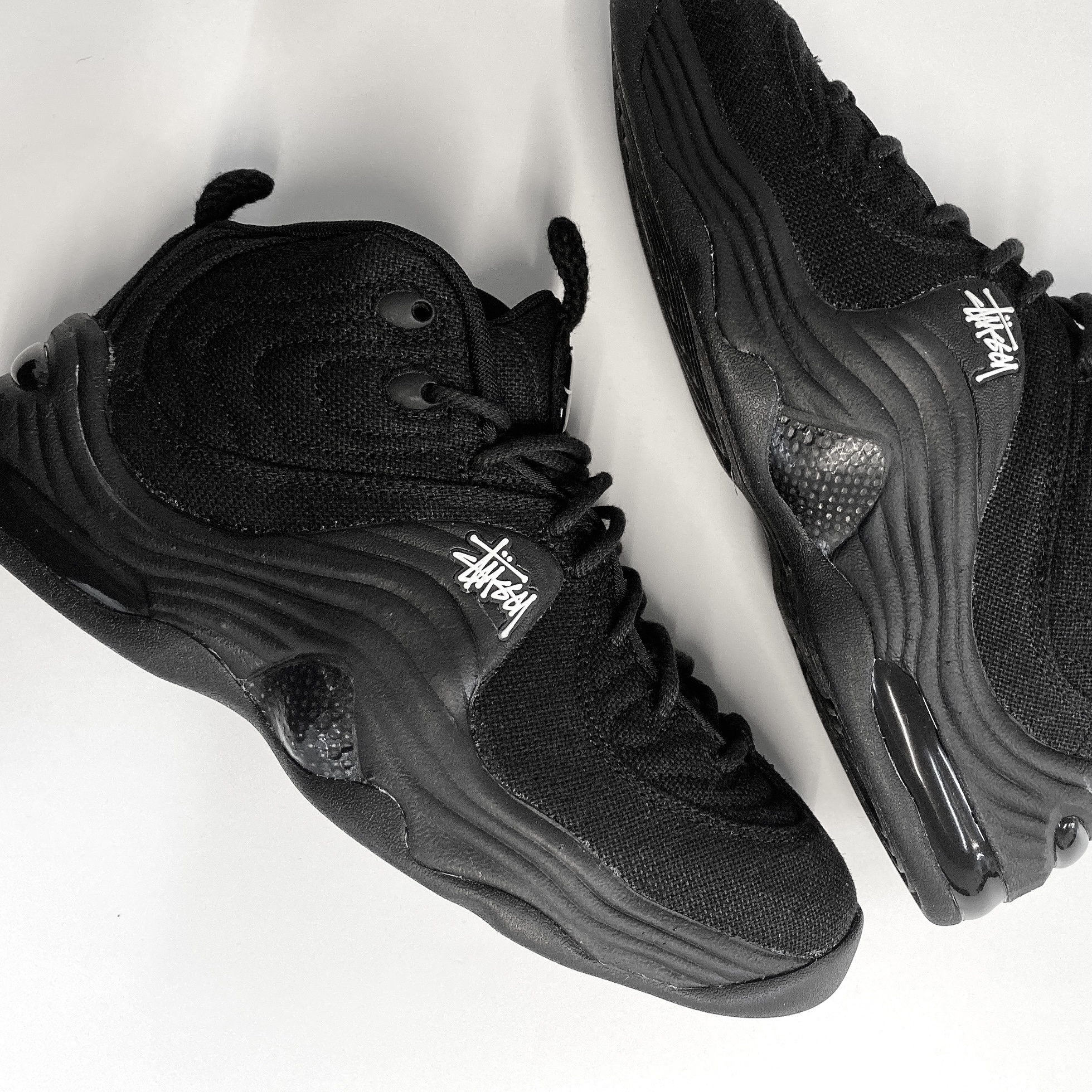 Nike x Stussy Air Penny II Black 착용 스타일 - 1