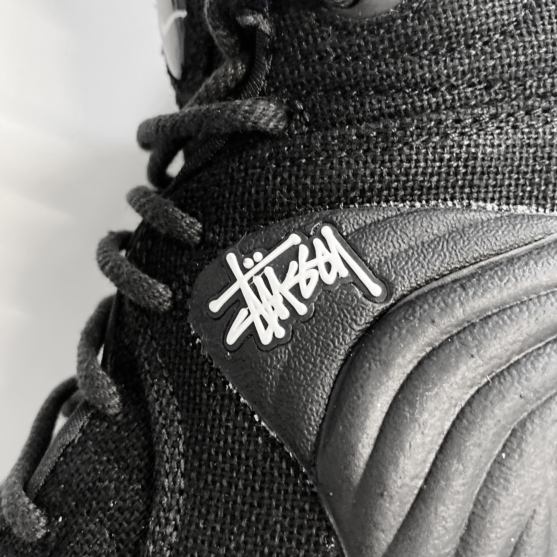 Nike x Stussy Air Penny II Black 착용 스타일 - 3
