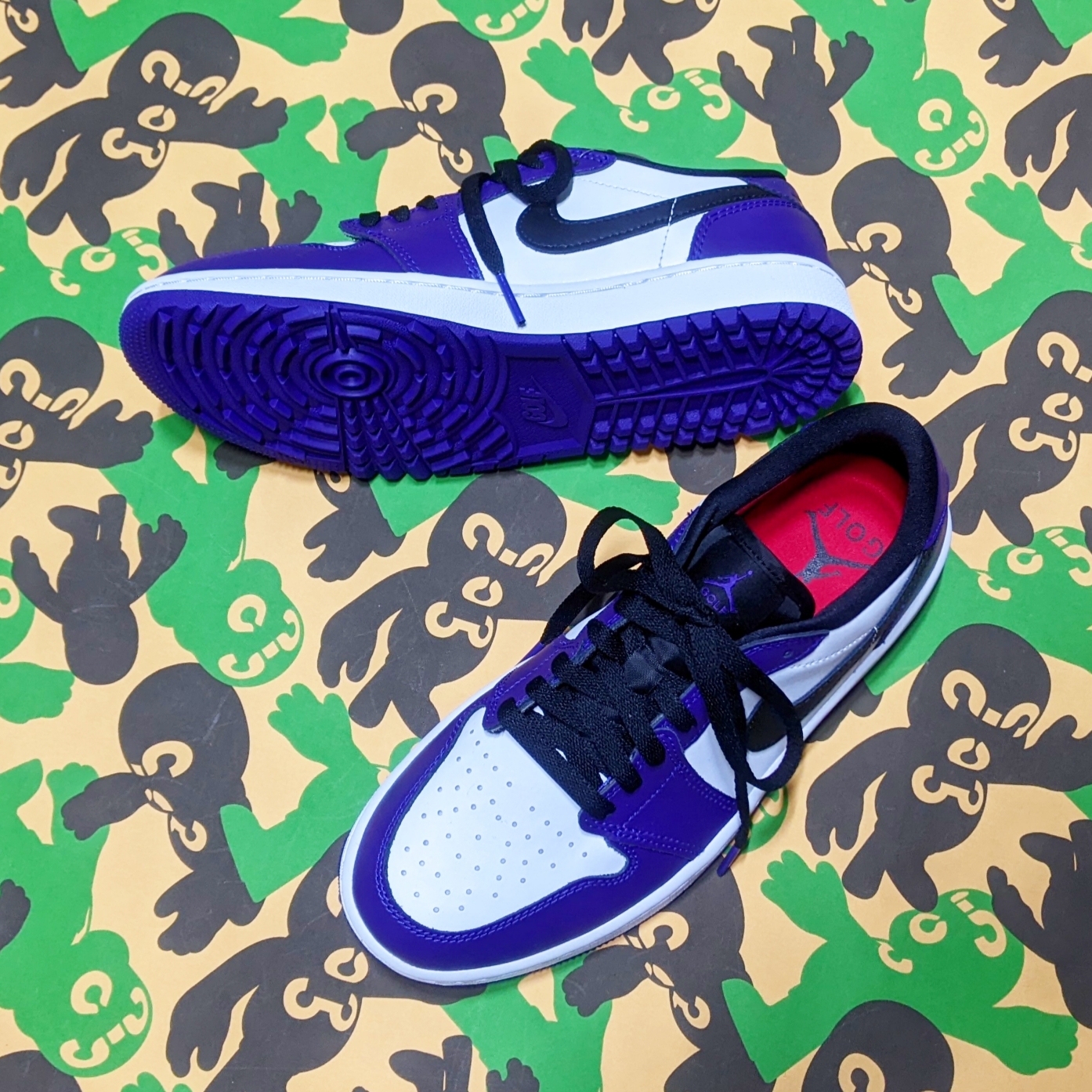 Jordan 1 Low Golf Court Purple 착용 스타일
