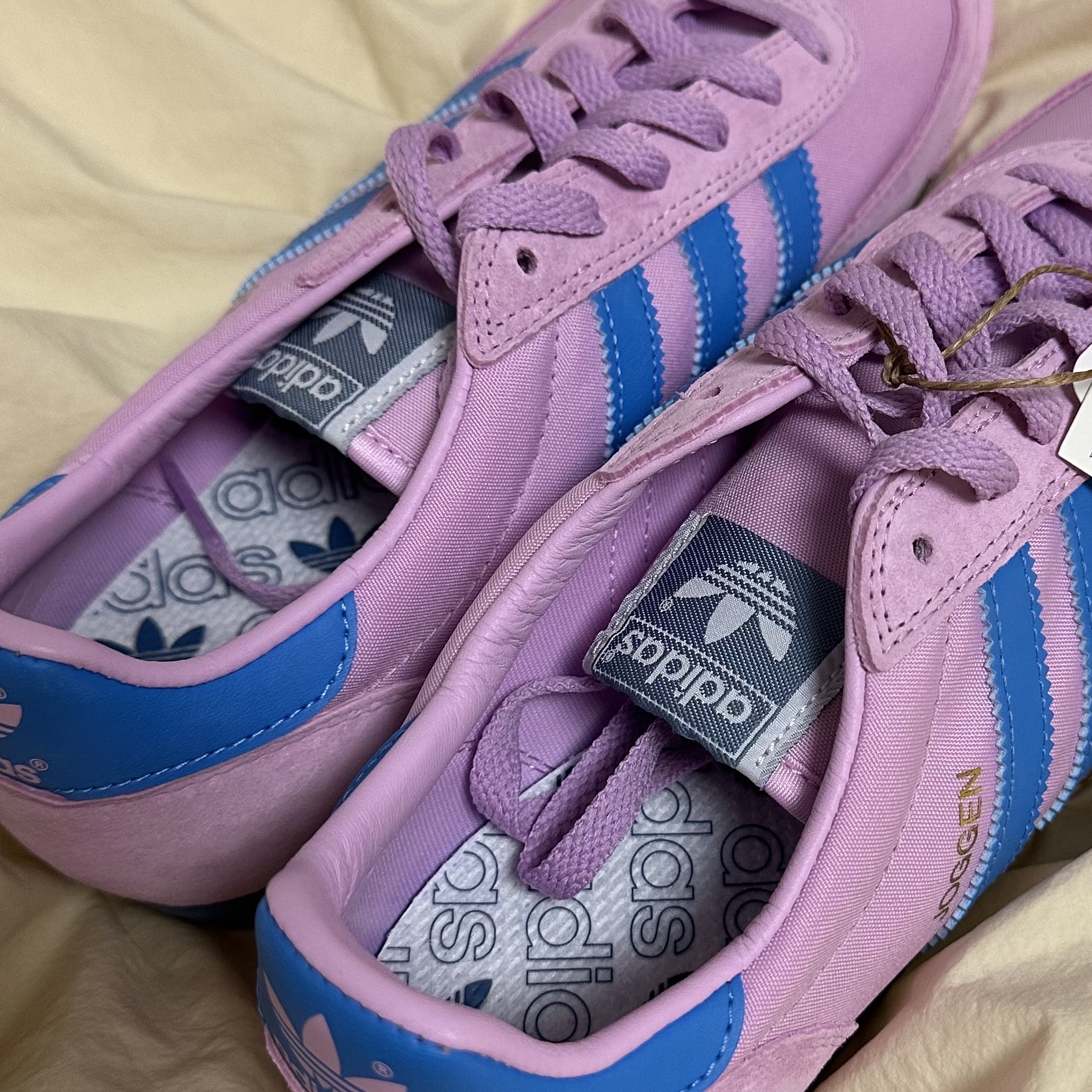 Adidas Joggen OG Bliss Lilac - Size? Exclusive 착용 스타일 - 3