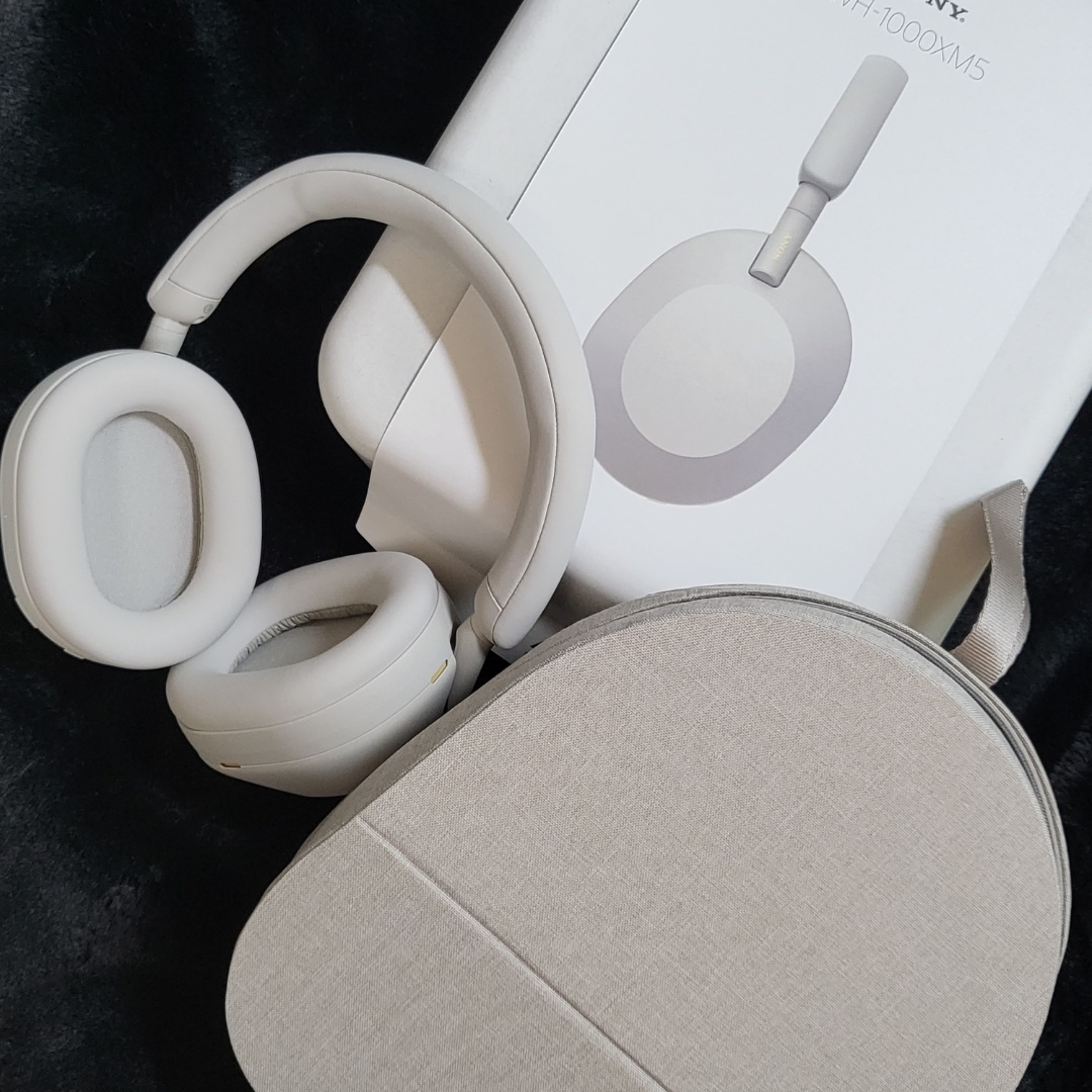 Sony WH-1000XM5 Silver (Korean Ver.) 착용 스타일