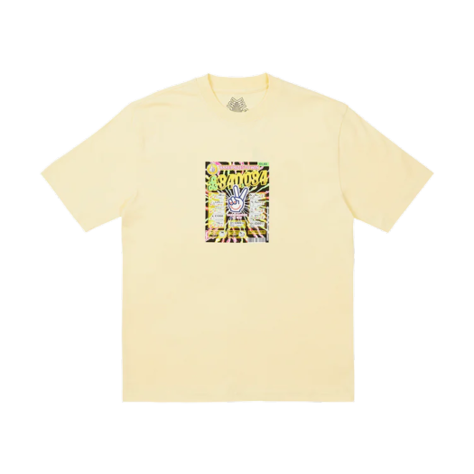 팔라스 스크래치 티셔츠 멜로우 옐로우 - 23SS