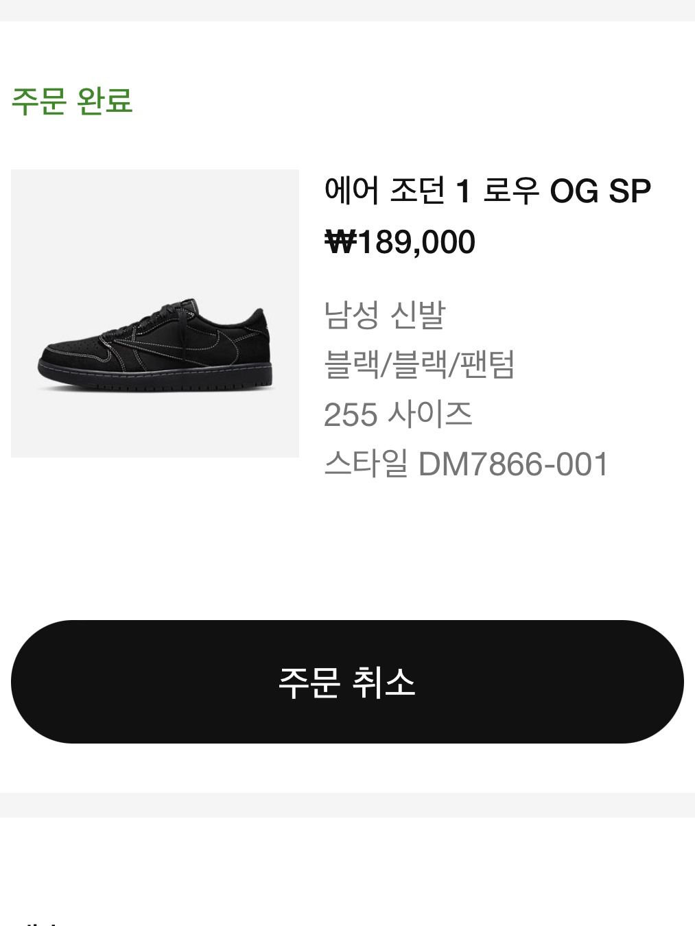 Jordan 1 x Travis Scott Retro Low OG SP Black Phantom 착용 스타일