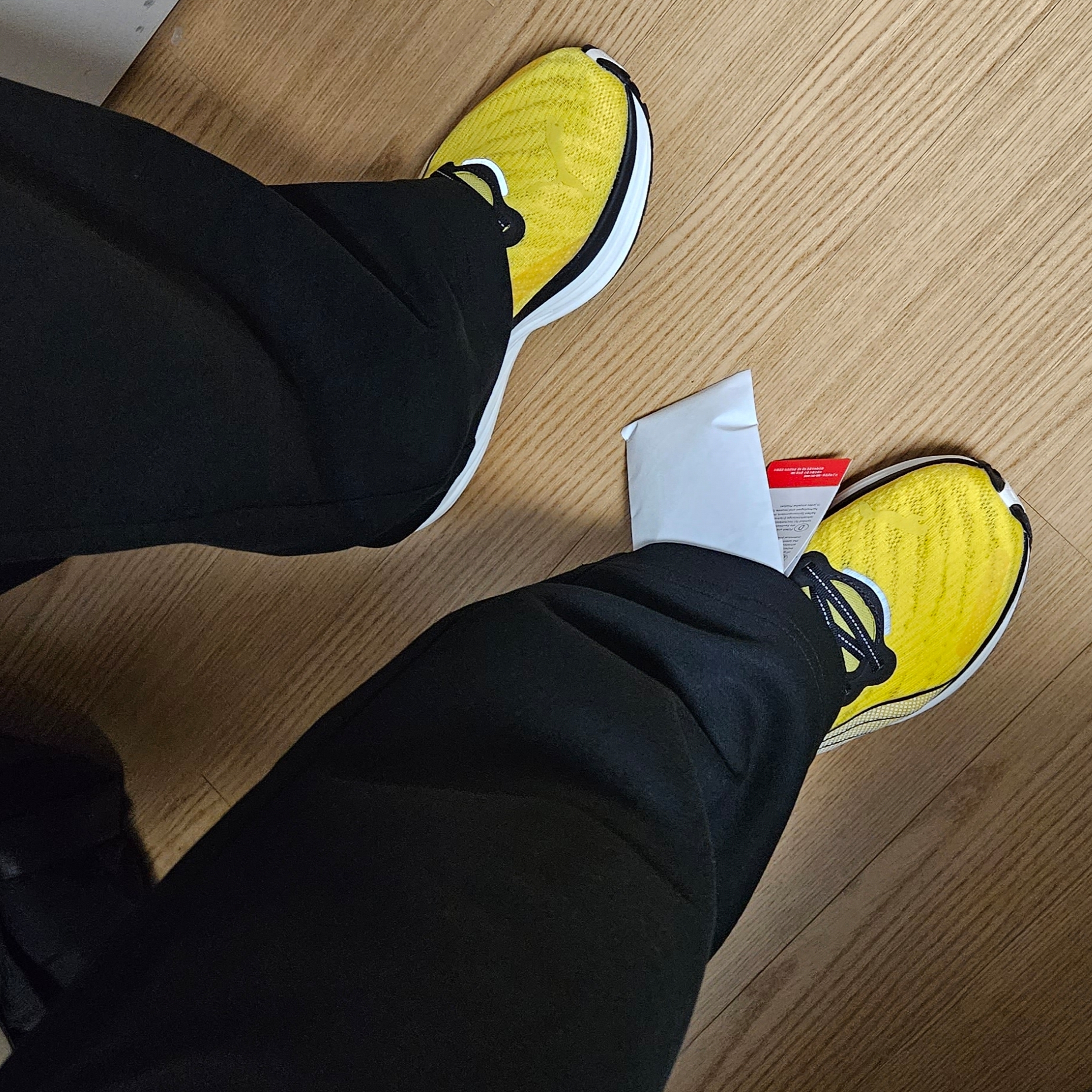 Puma x Balansa Deviate Nitro 2 Freesia Black 착용 스타일 - 2