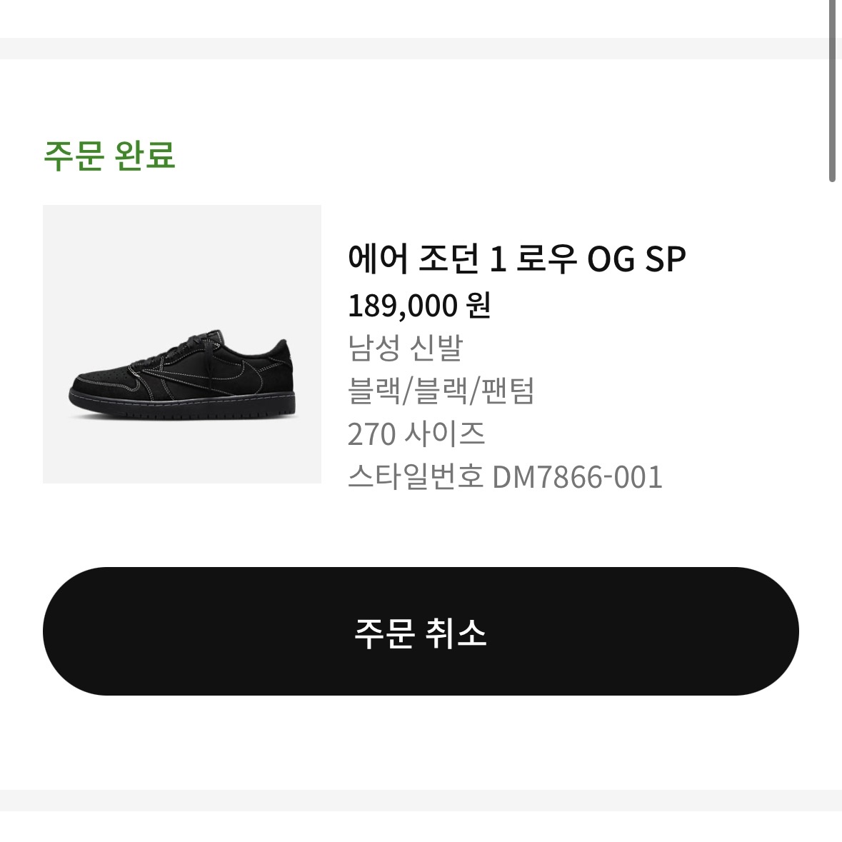 Jordan 1 x Travis Scott Retro Low OG SP Black Phantom 착용 스타일