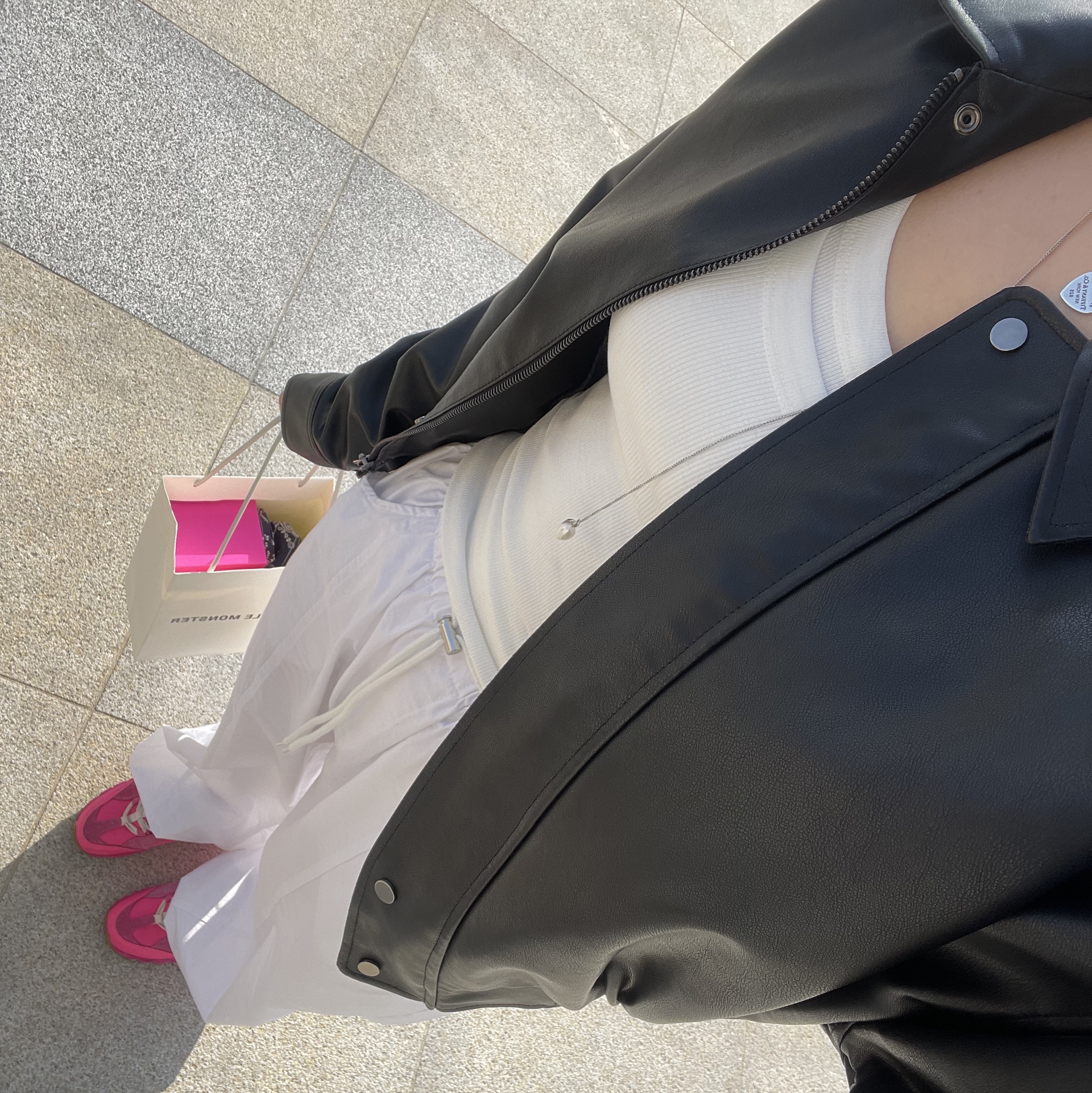 Nike x Jacquemus Air Humara LX Pink Flash 착용 스타일