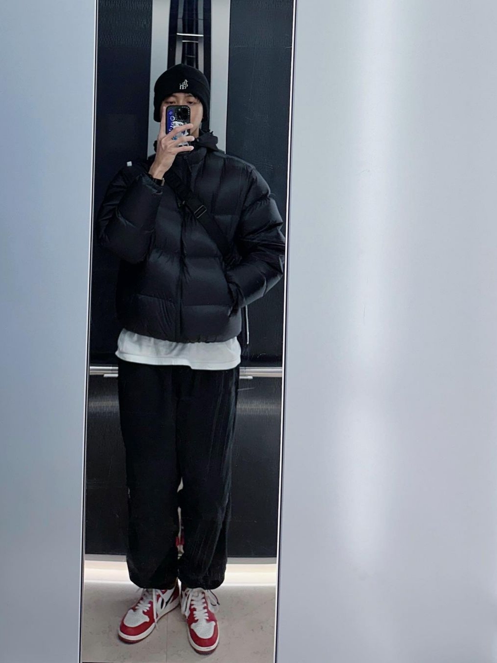 Fetch Polish Goose Challenger Jacket Black 착용 스타일 - 1