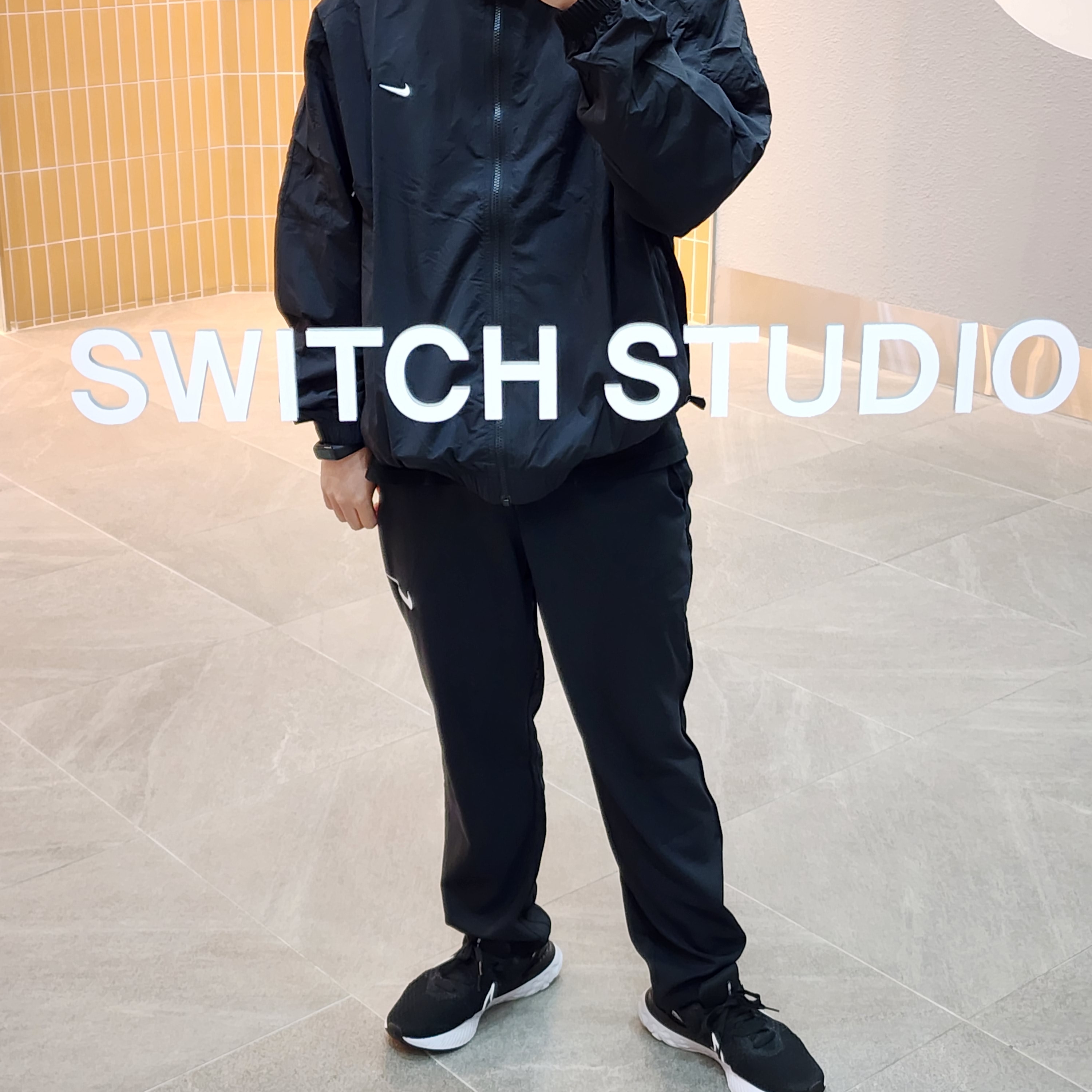 Nike NRG Solo Swoosh Woven Track Jacket Black - Asia, Nike React Infinity Run Flyknit 3 Black White 착용 스타일