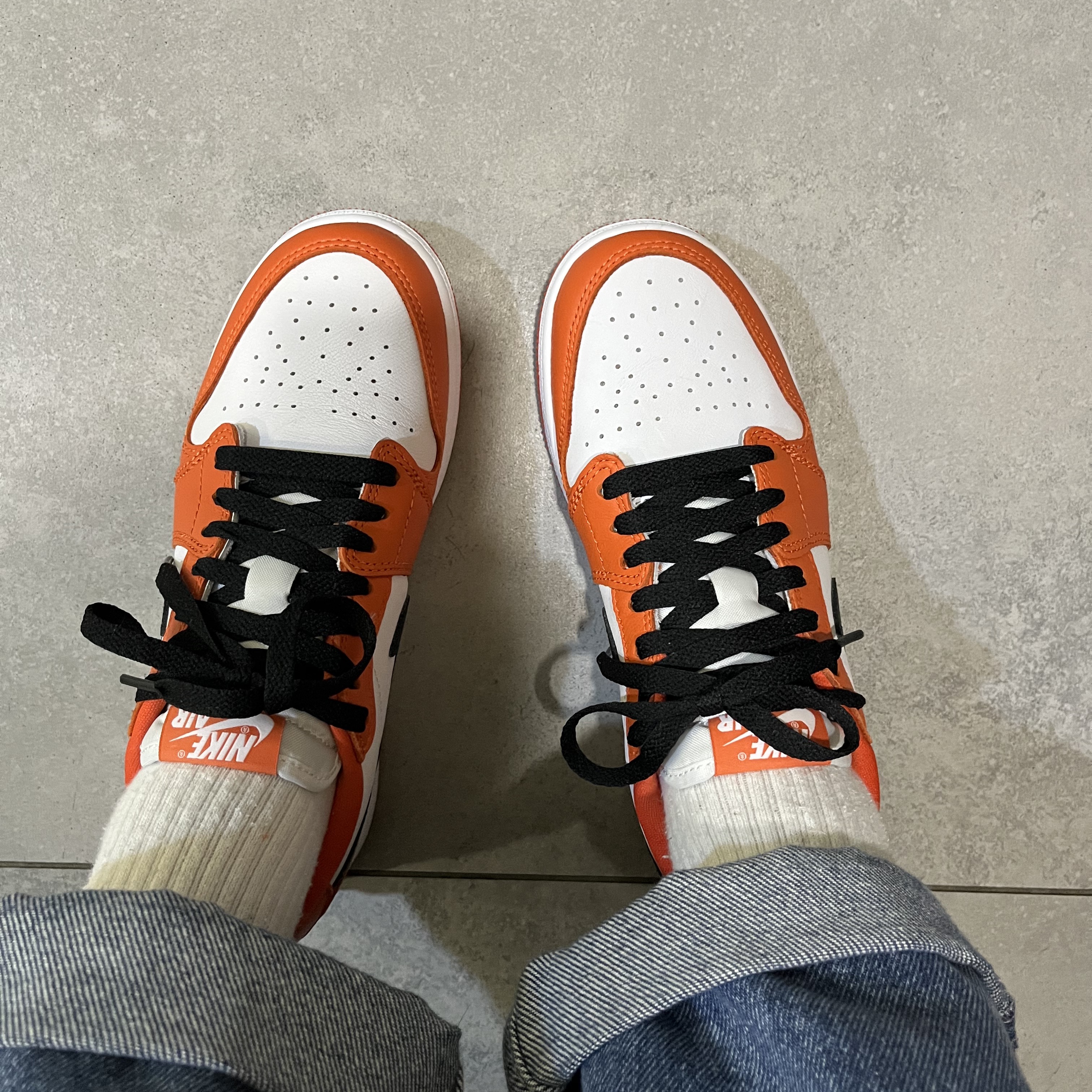 (GS) Jordan 1 Low OG Starfish 착용 스타일