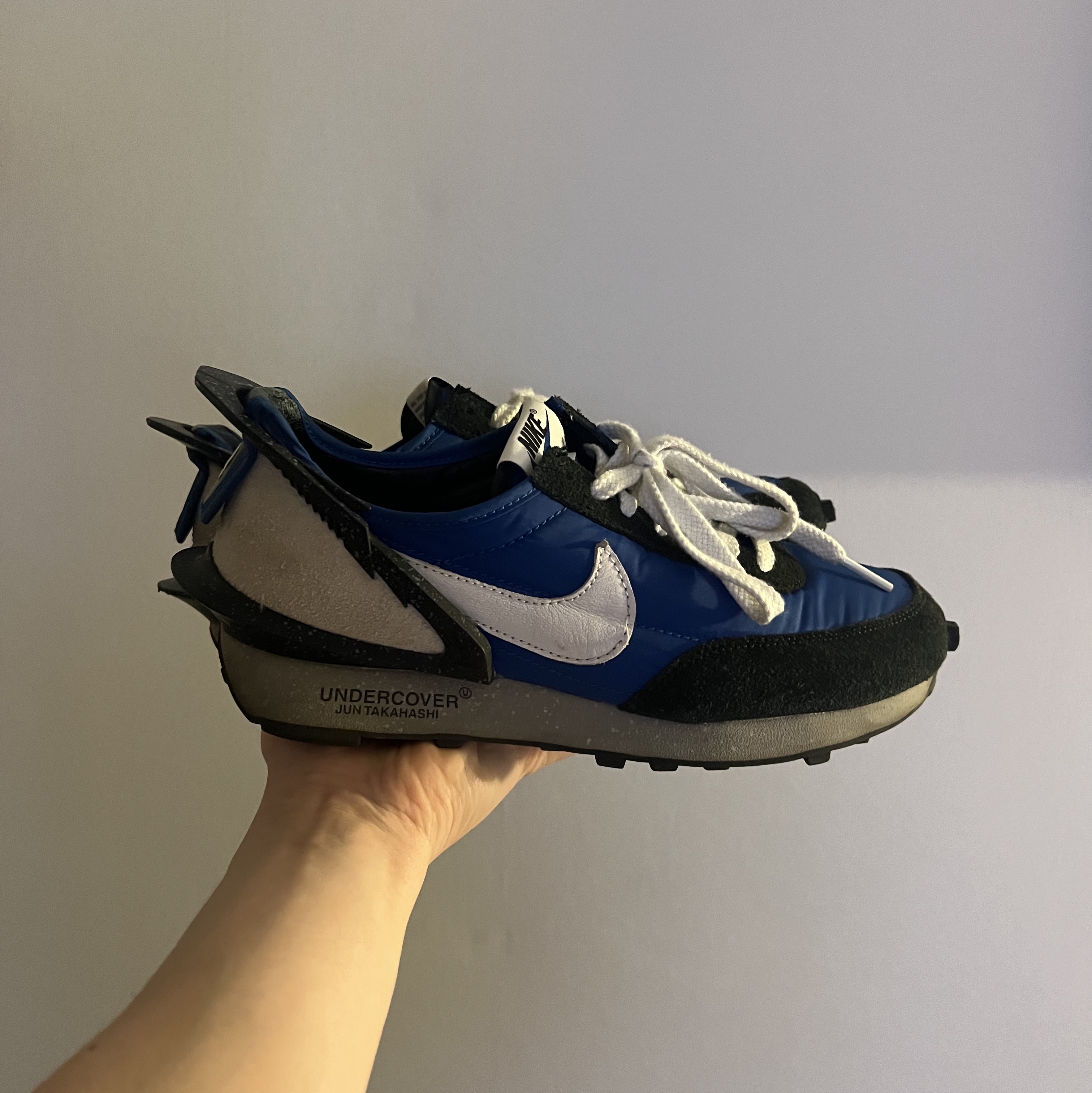 Nike x Undercover Daybreak Blue Jay 착용 스타일