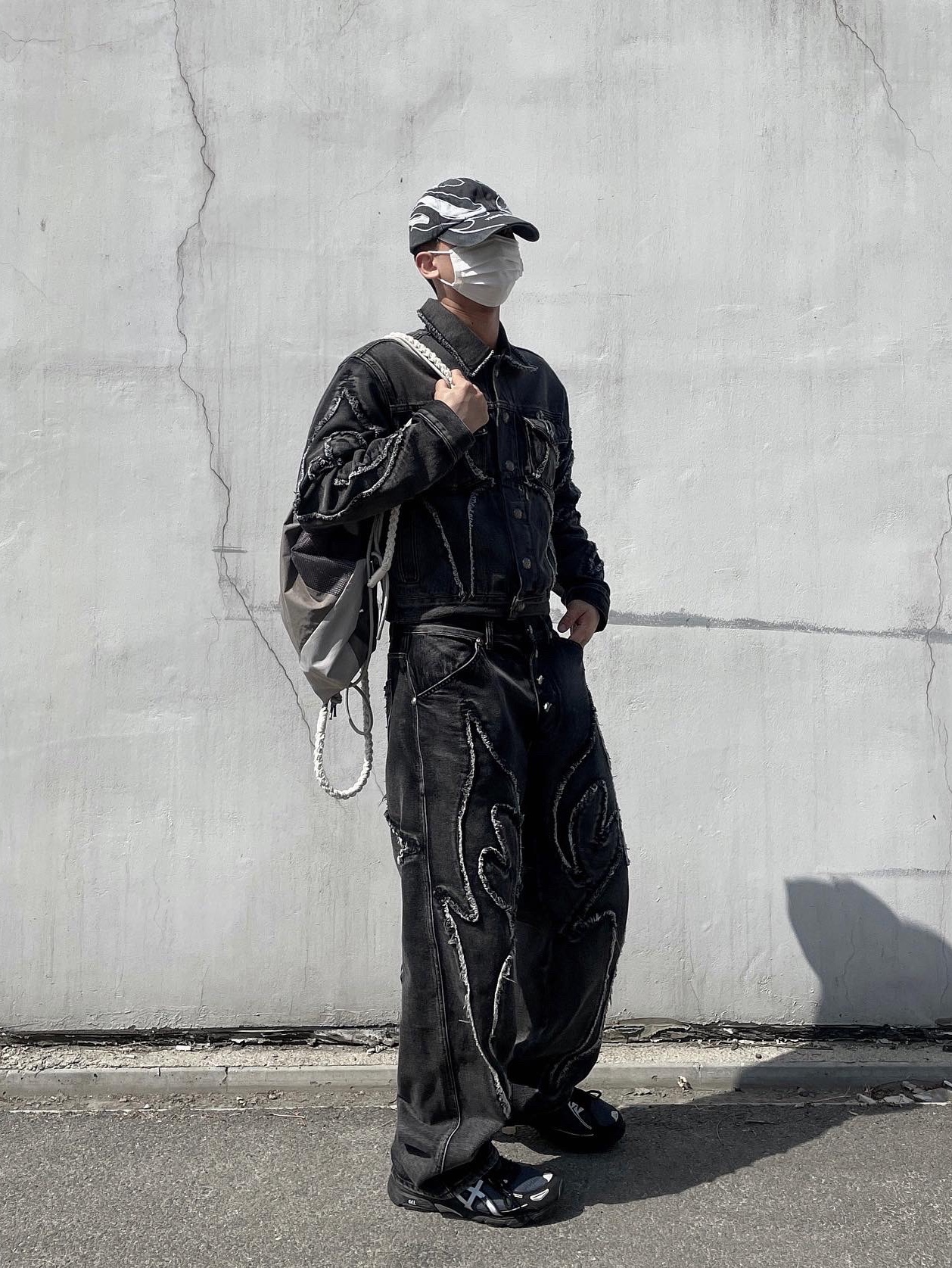 Asics Gel-Venture 6 Carrier Grey 착용 스타일 - 1