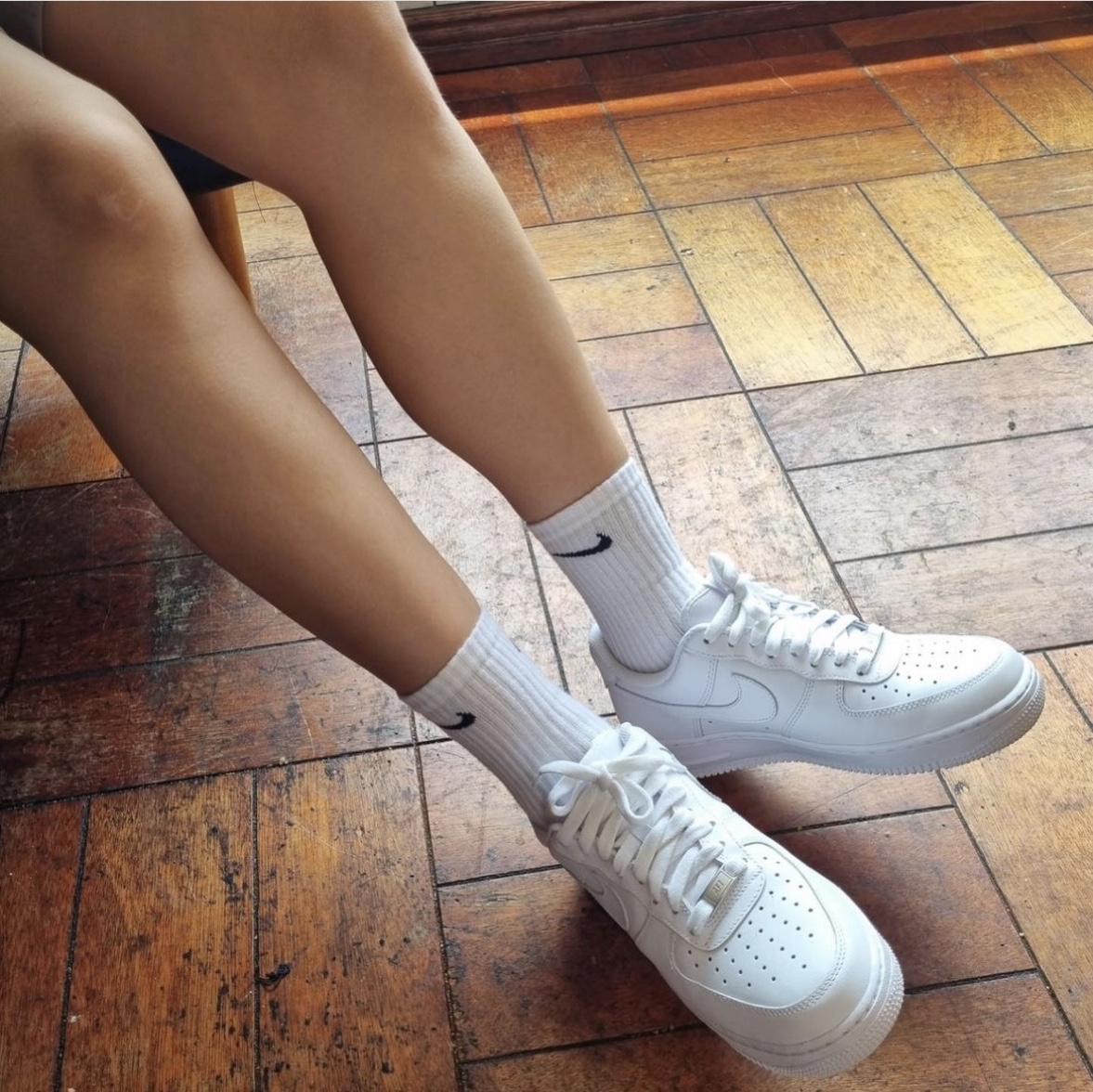 Nike Air Force 1 '07 Low White 착용 스타일 - 2