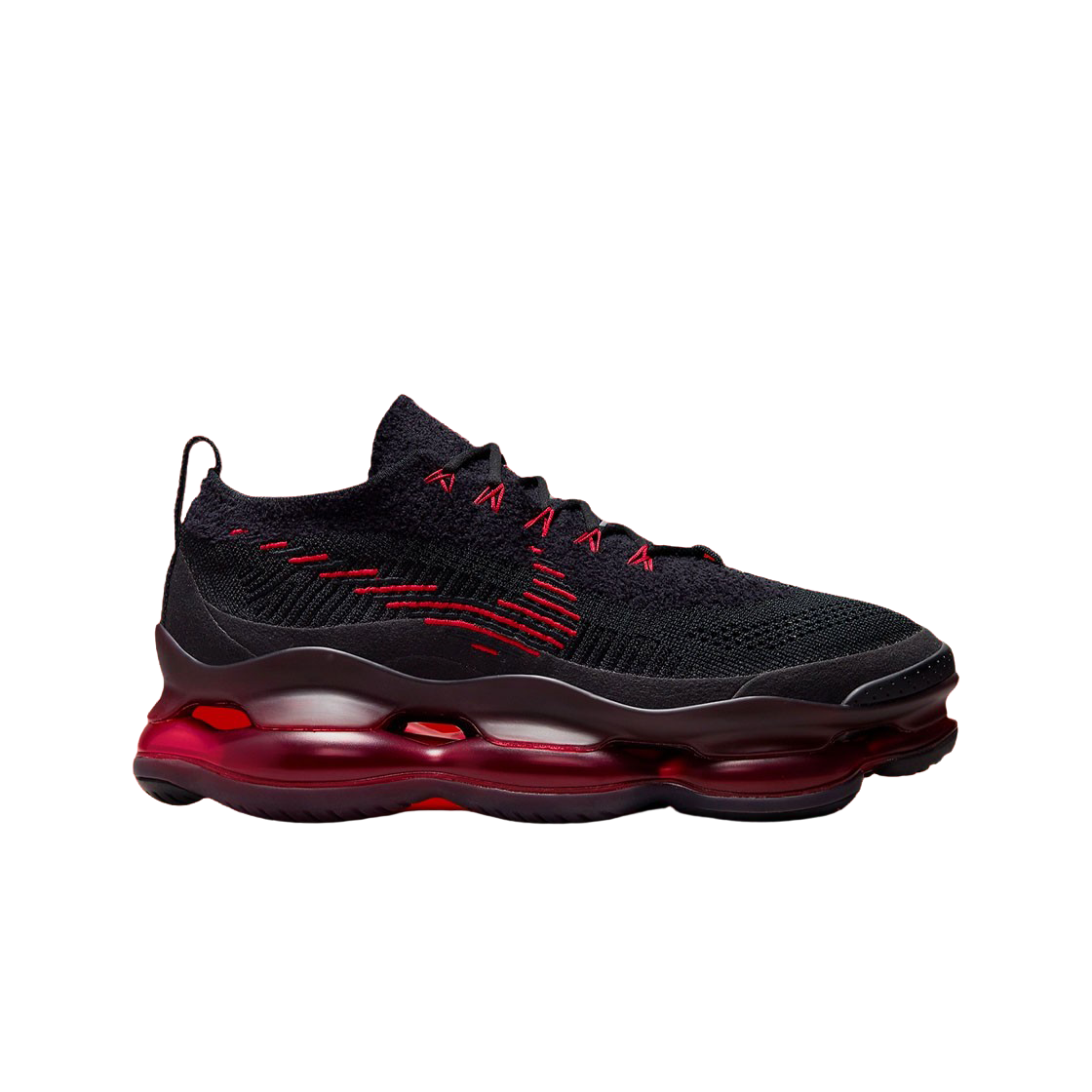 나이키 에어맥스 스콜피온 플라이니트 블랙 앤 유니버시티 레드(Nike Air Max Scorpion Flyknit Black and University Red)