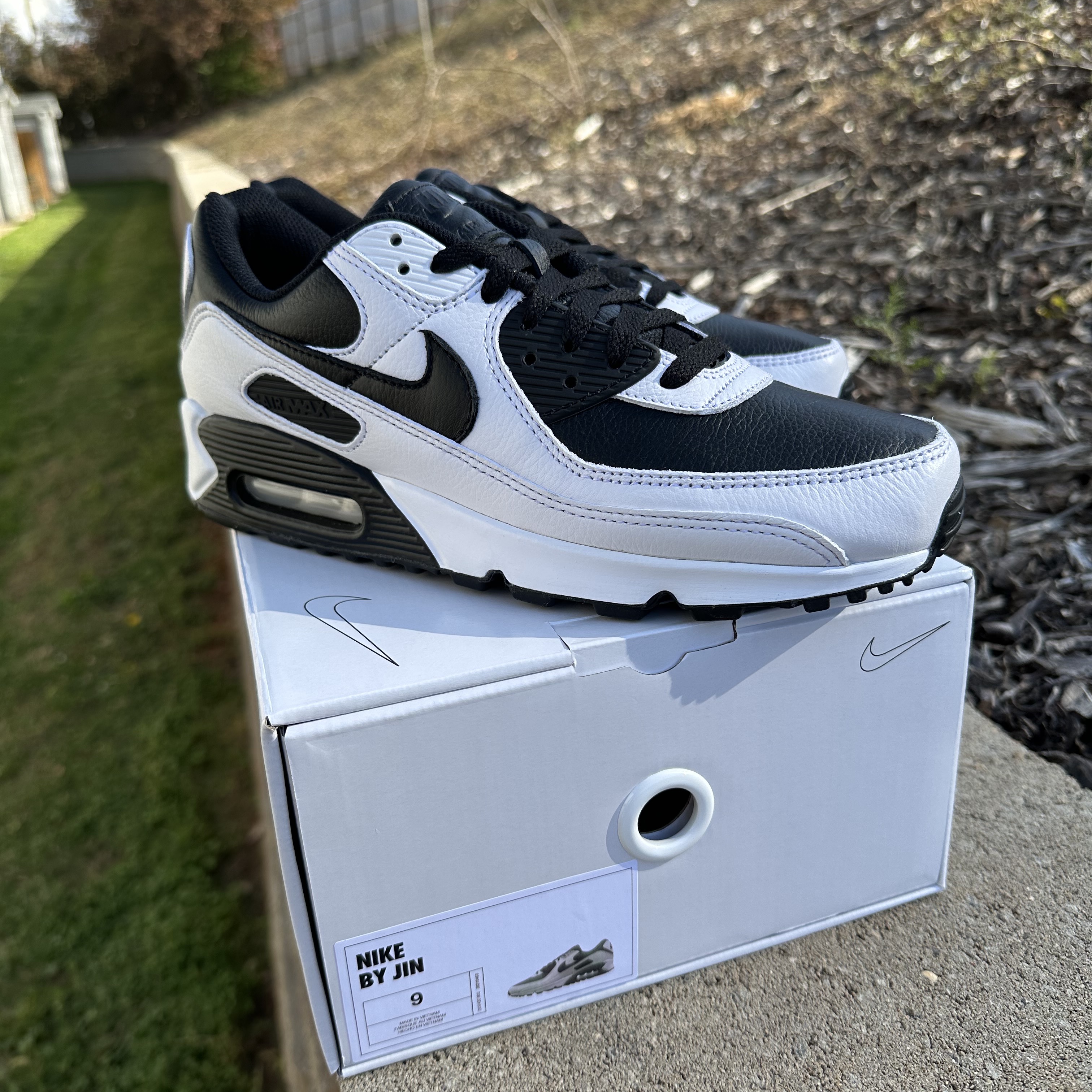 Nike Air Max 90 LTR Triple White 착용 스타일 - 3