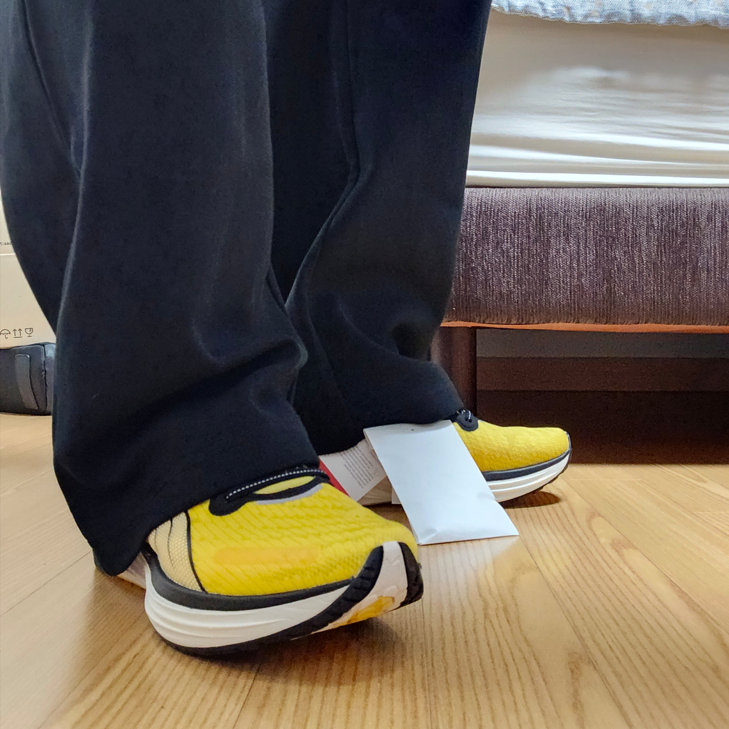 Puma x Balansa Deviate Nitro 2 Freesia Black 착용 스타일 - 1