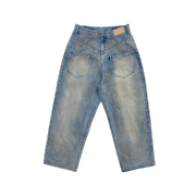 Project G/R Coated Backward Denim Pants Blue