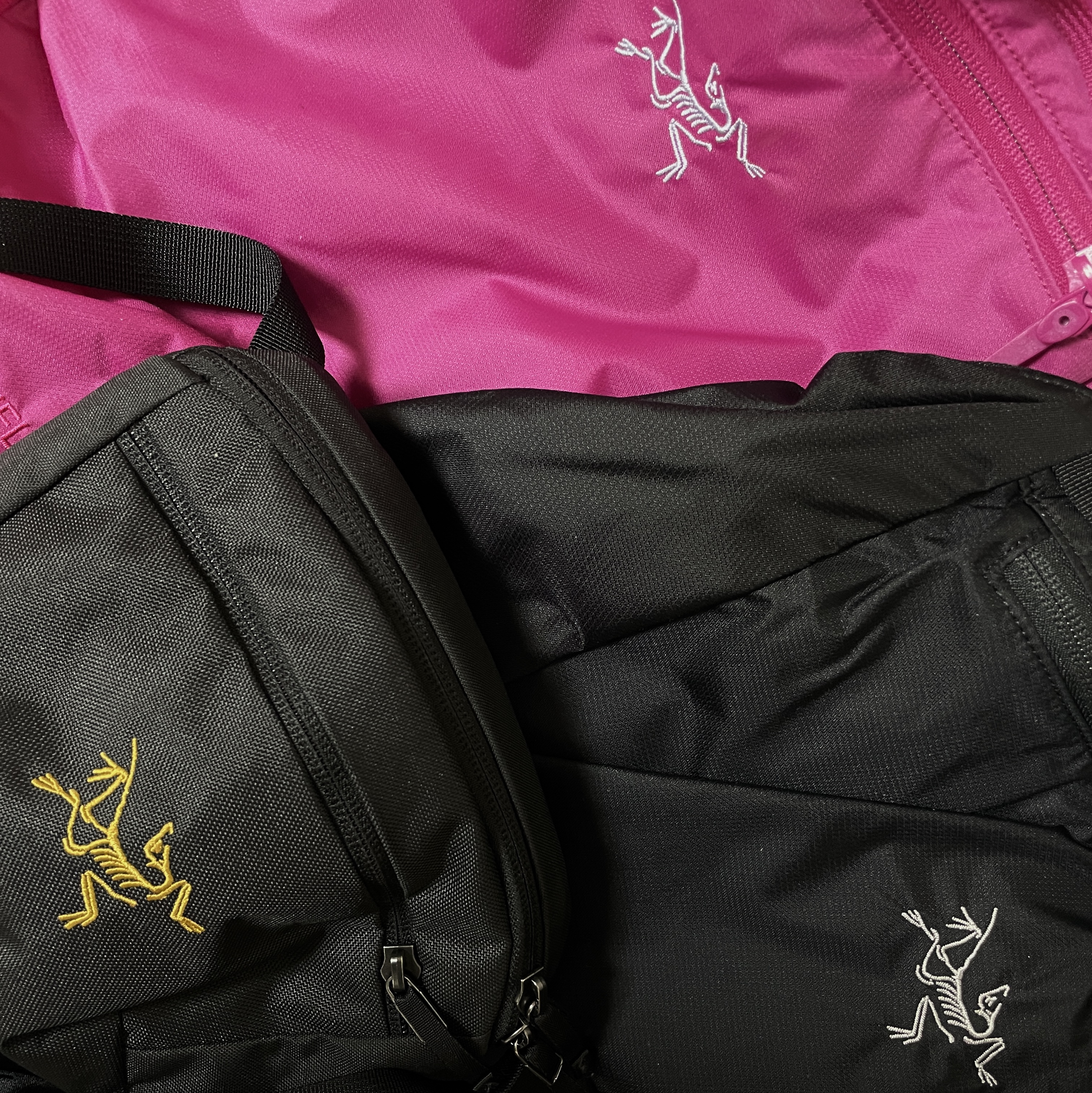 Arc'teryx Heliad 15 Backpack Black, Arc'teryx Heliad 10 Backpack Synth 착용 스타일