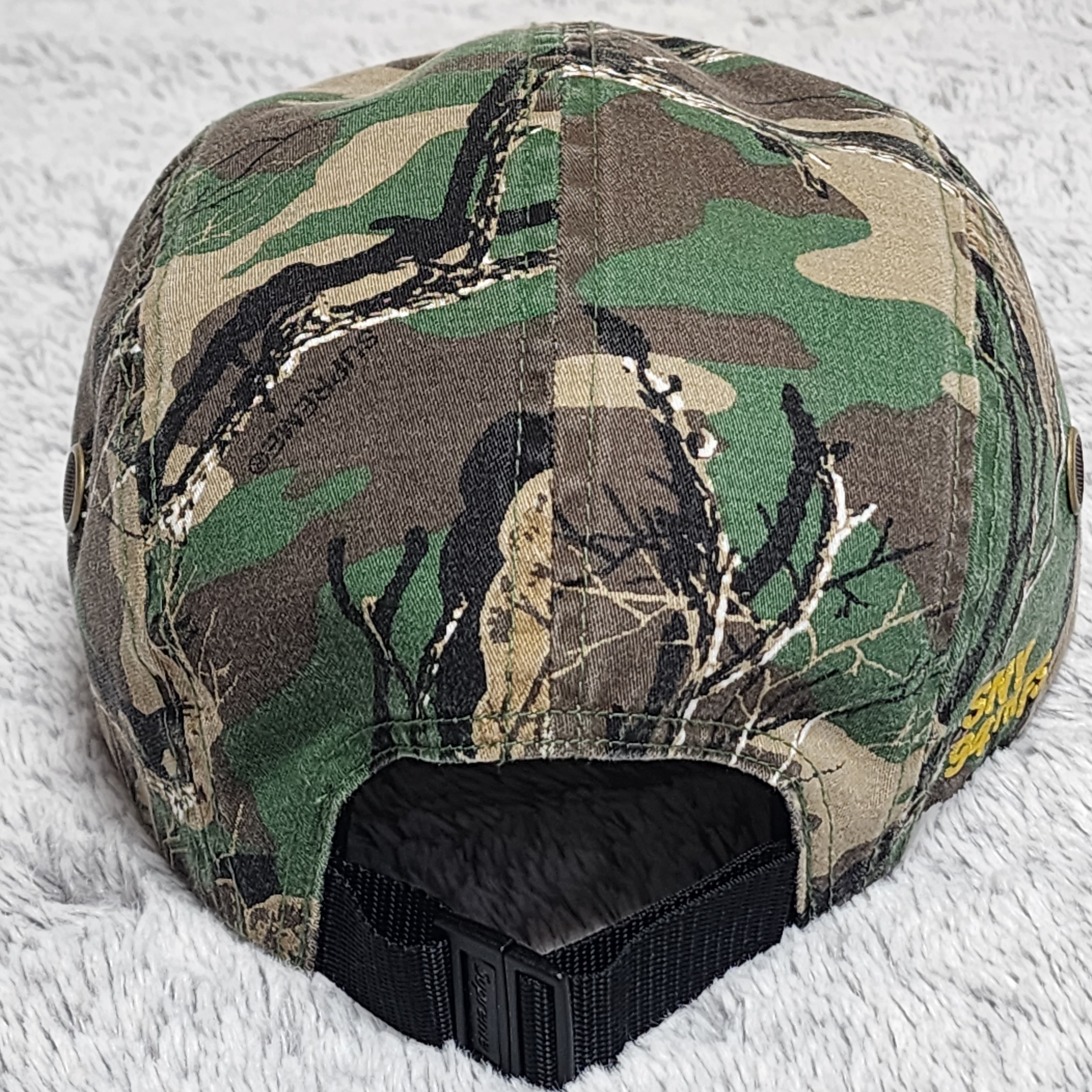 Supreme Military Camp Cap Branch Olive Camo - 22FW 착용 스타일 - 4