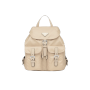Prada Re-Nylon Small Backpack Desert Beige